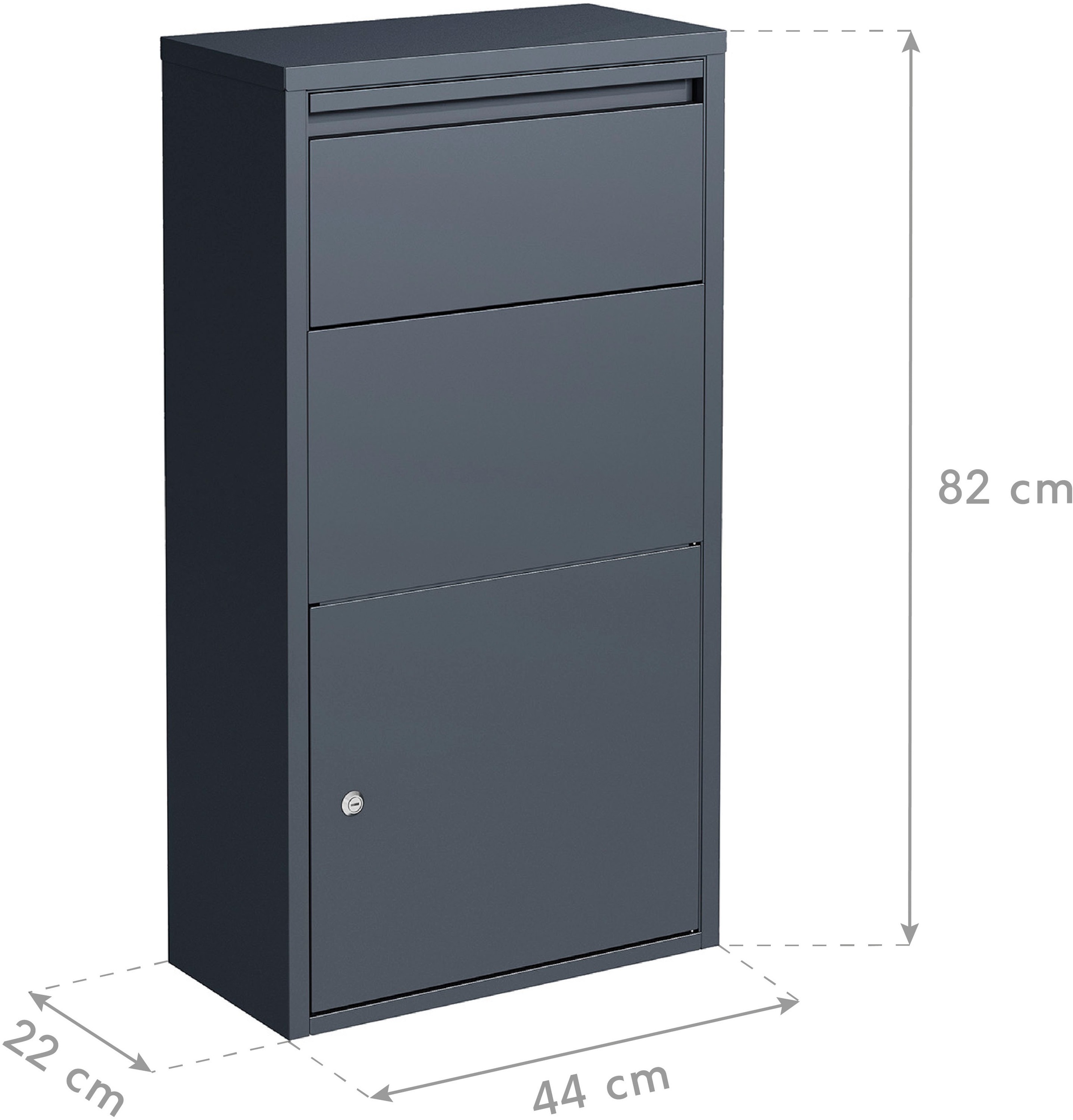 WESTMANN Paketbox »Pollux« BxTxH: 44x22x82 cm