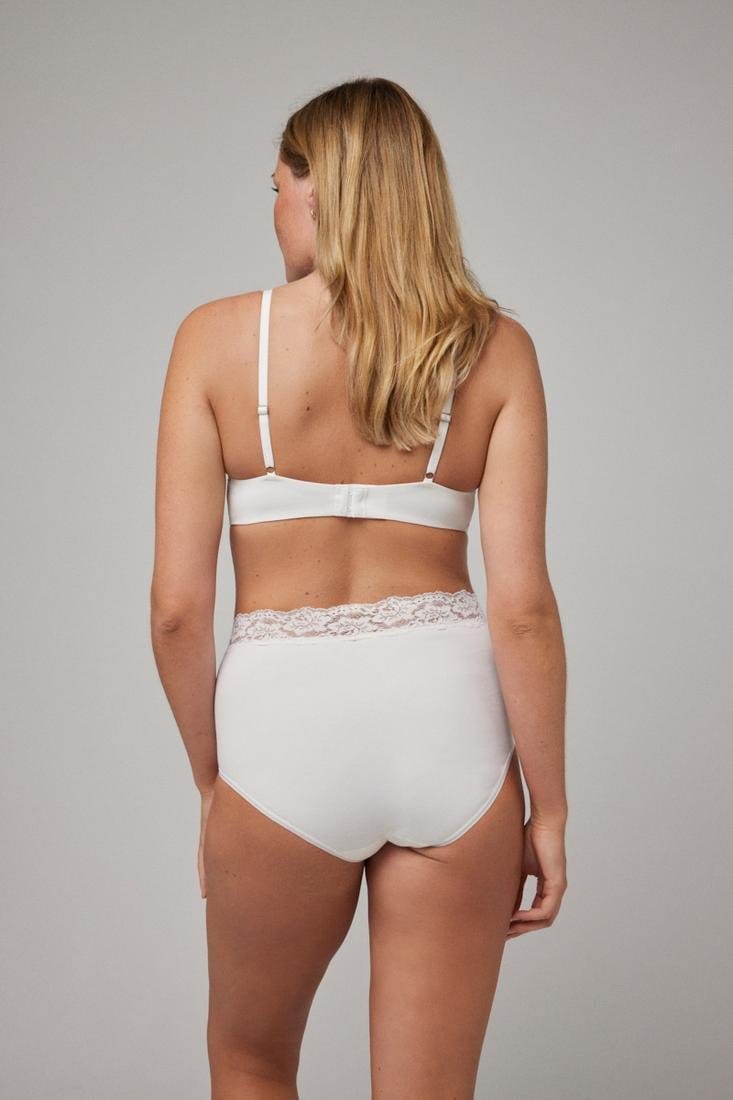 YSABEL MORA Shapingslip 3er Pack,  Baumwollmix, elastisch, leichter Shape-Effekt, Spitze