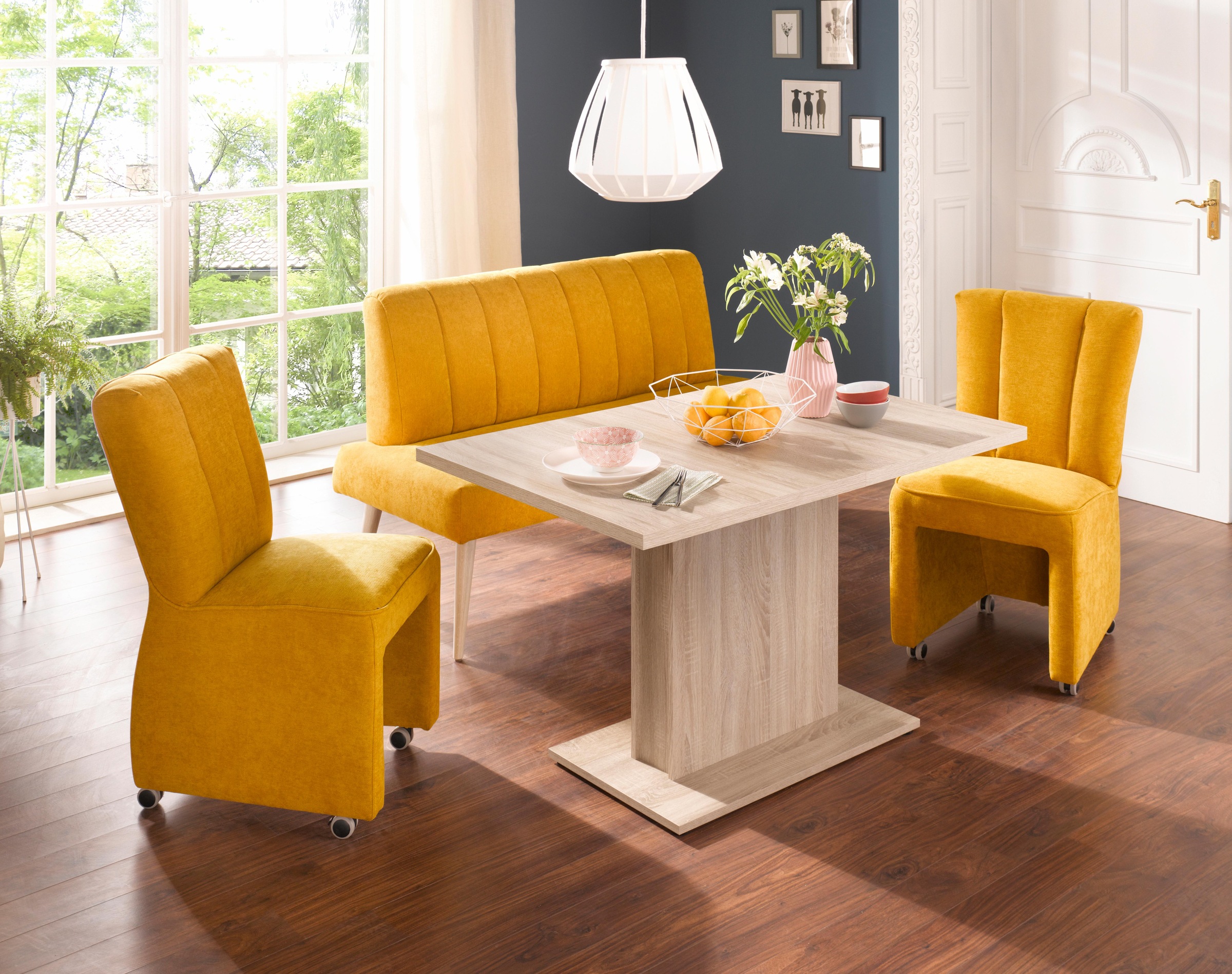 exxpo - sofa fashion Sessel "Costa, Loungesessel, Hochlehnsessel, auf Rolle günstig online kaufen