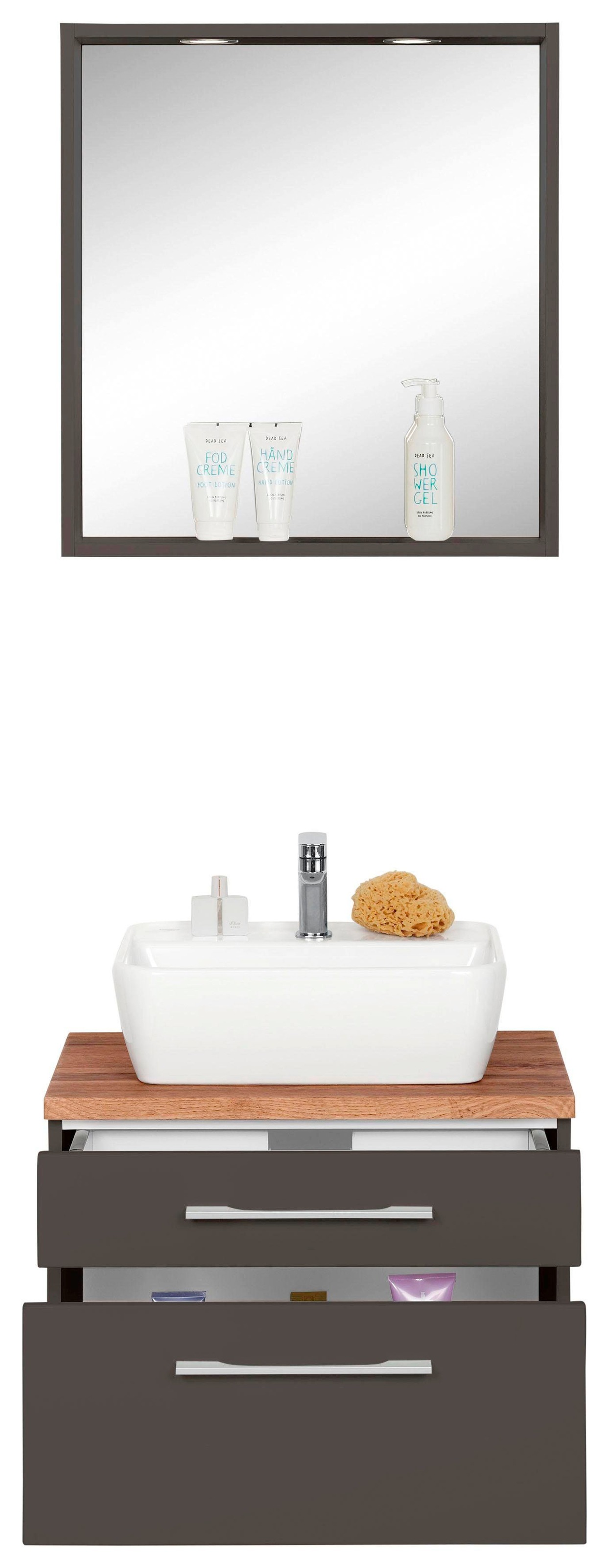 welltime Badmöbel-Set »Davos« 2 Stk. tlg. günstig online kaufen