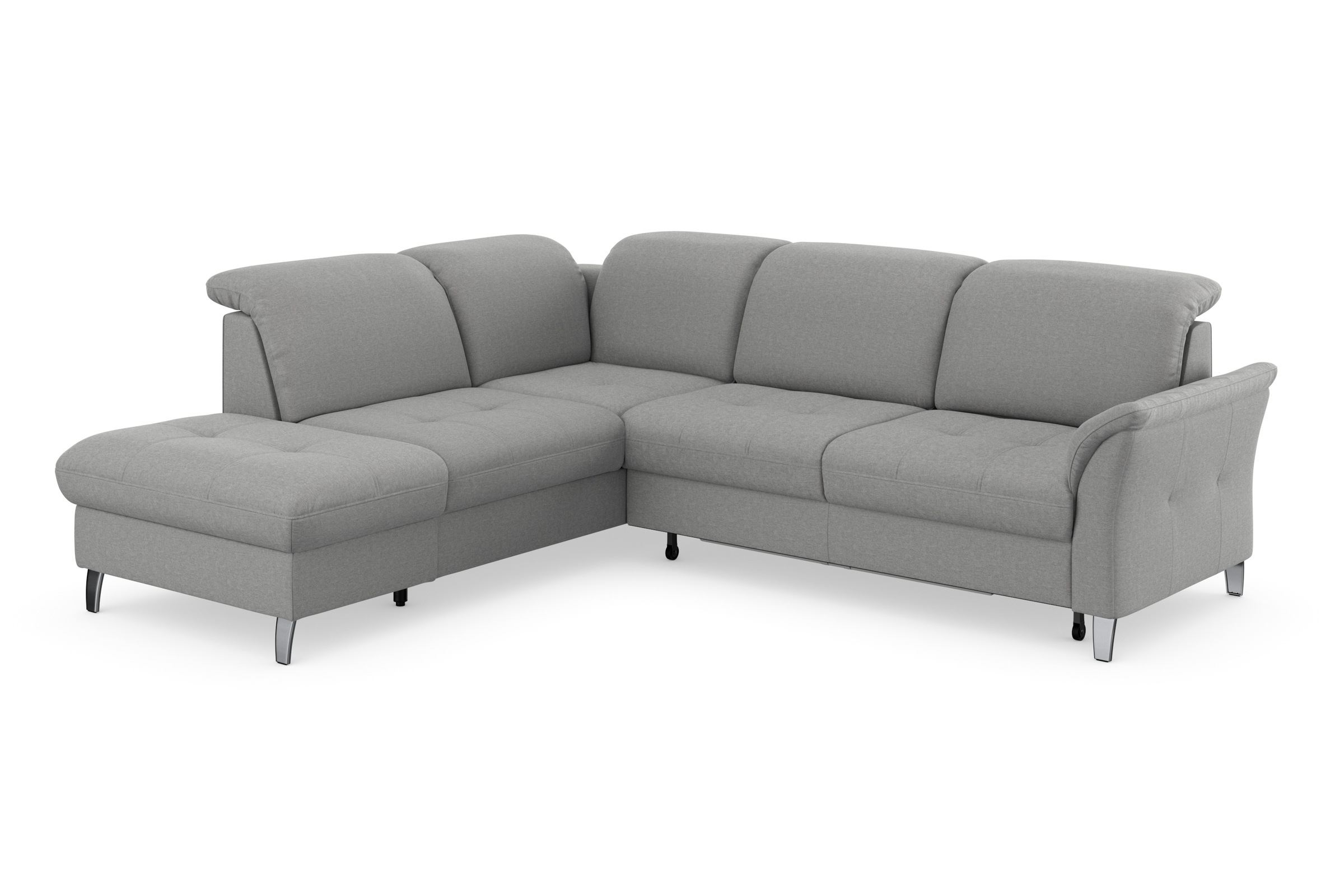 sit&more Ecksofa »Maggiore L-Form«, wahlweise mit Kopfteilverstellung, Bettfunktion und Stauraum