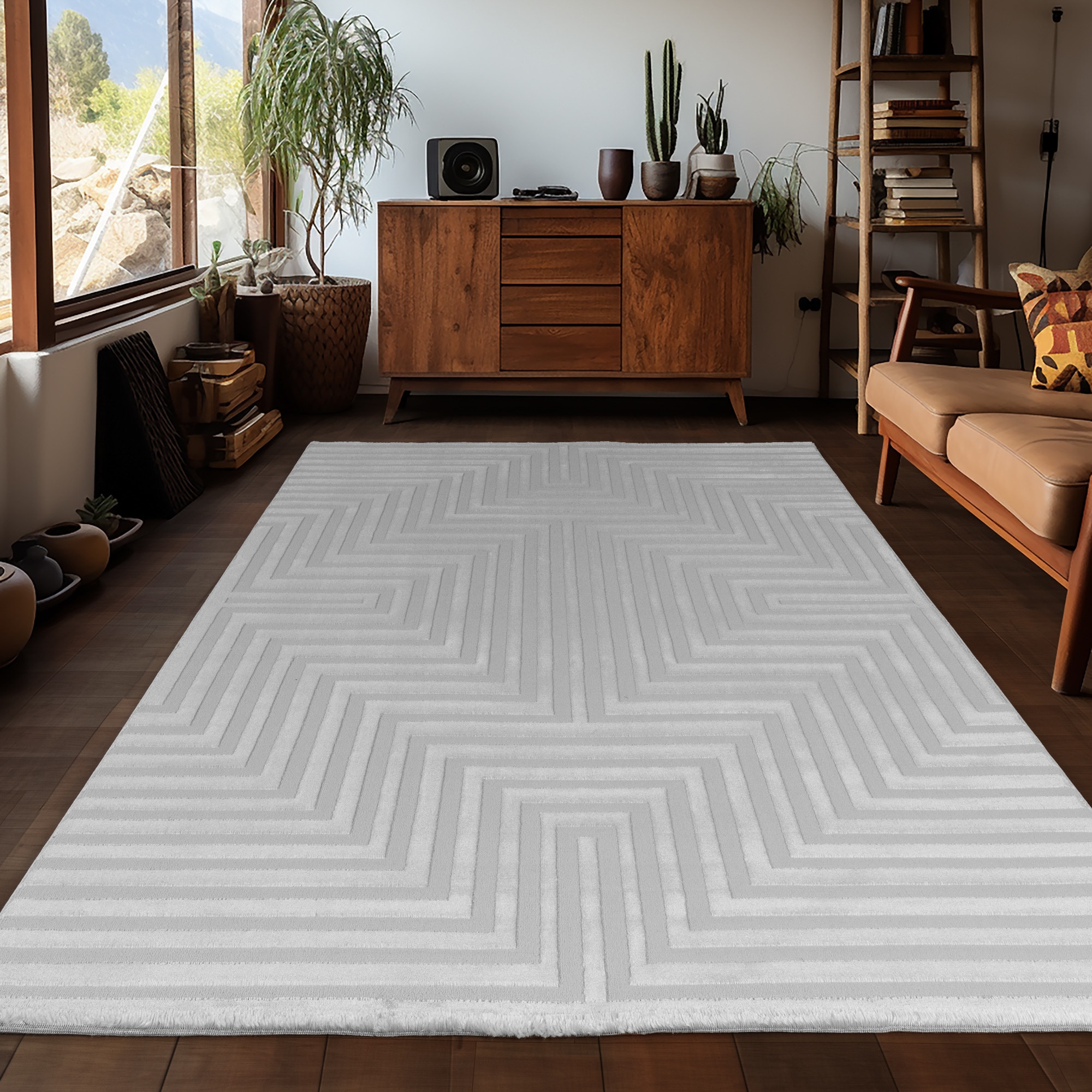 Ayyildiz Teppiche Teppich »Sahara 1111« Rechteckig 12 Mm Höhe Läufer / Pflegeleicht / Strapazierfähig / Trend Colors/ Wohnzimmer