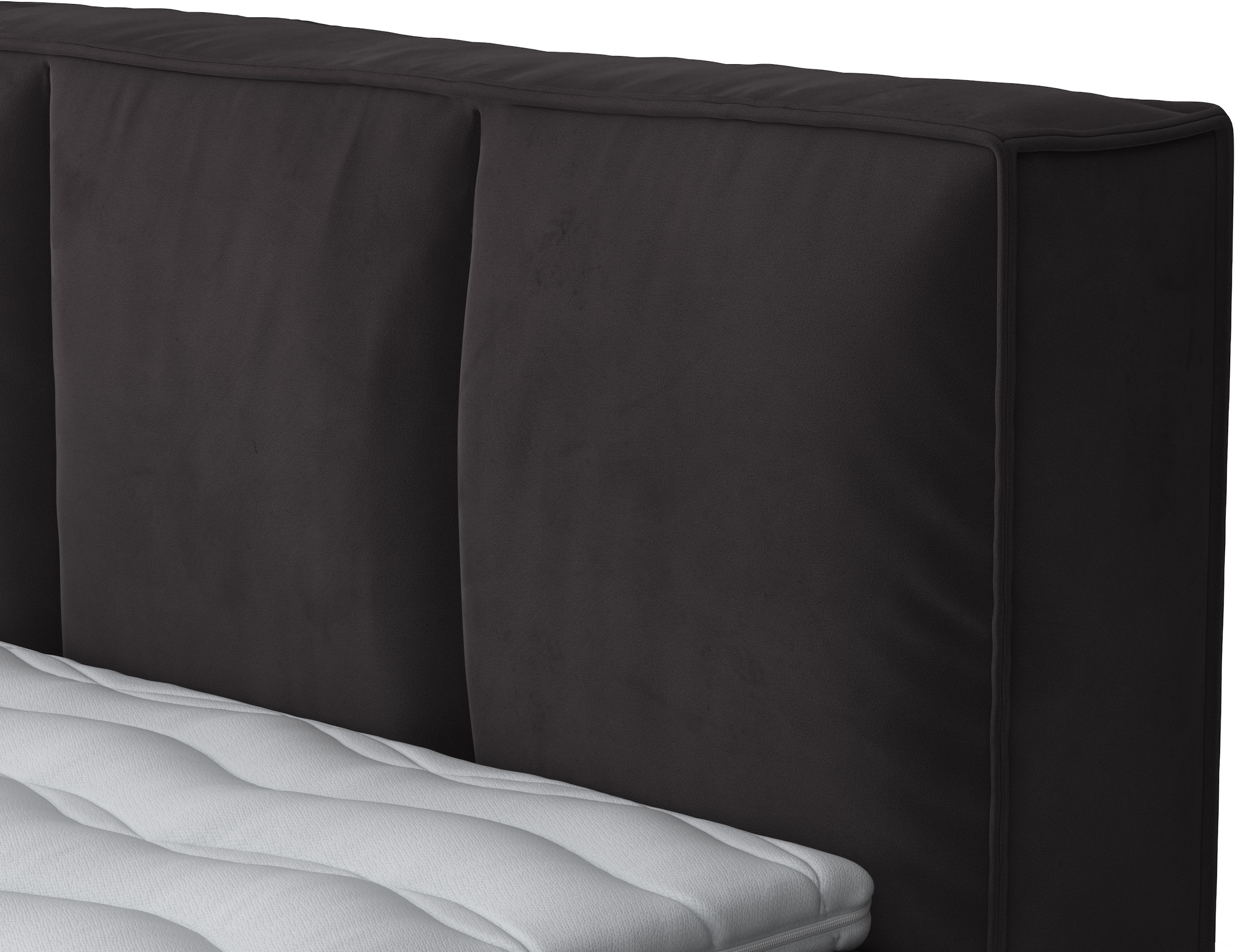 Home affaire Boxspringbett »Milano«, Boxbett inkl. Topper, 2 Matratzen, Härtegrade H2, H3 und H4 wählbar