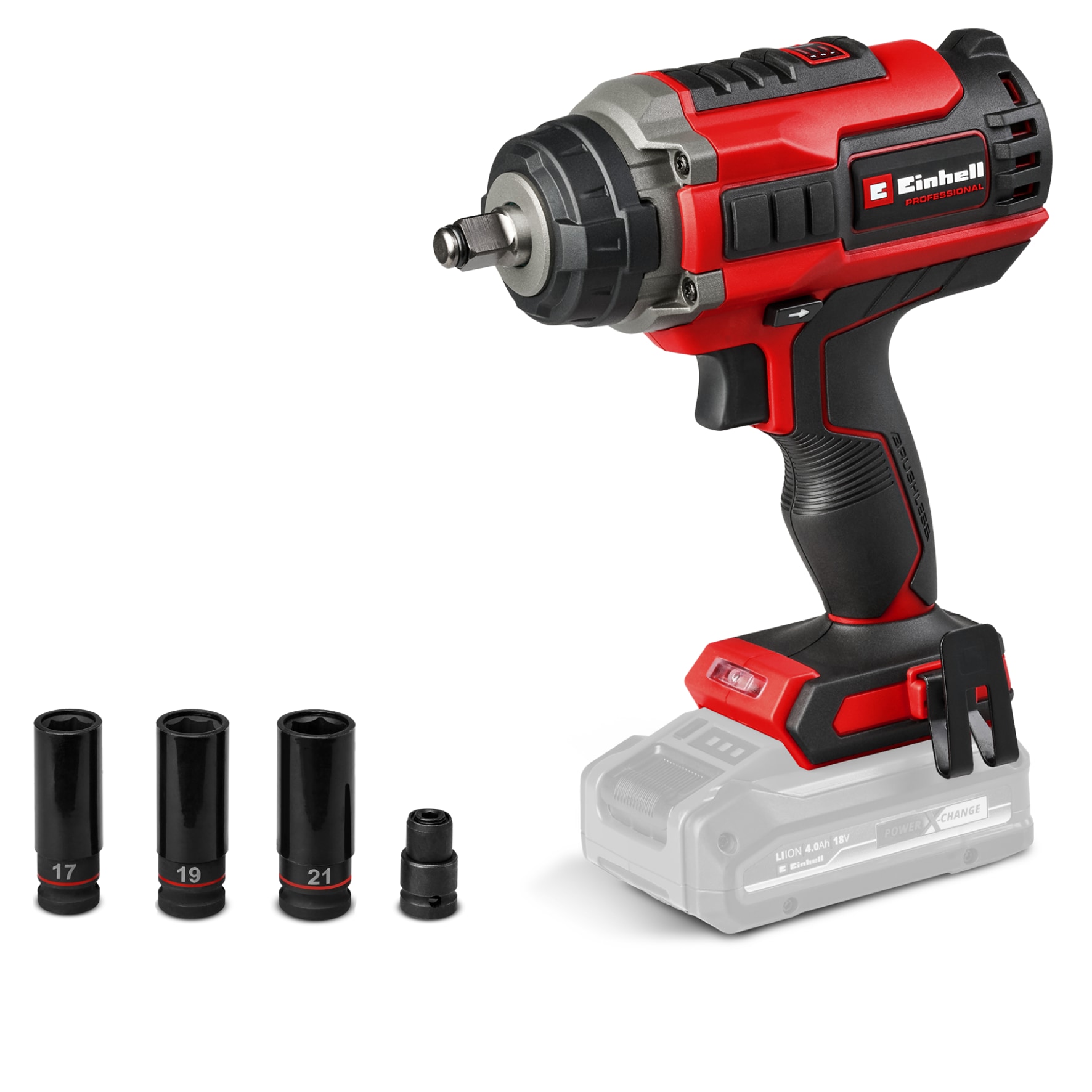 Einhell Akku-Schlagschrauber »IMPAXXO 18/450 (1x2,5 Ah)«, (Set), inkl. Akku und Ladegerät