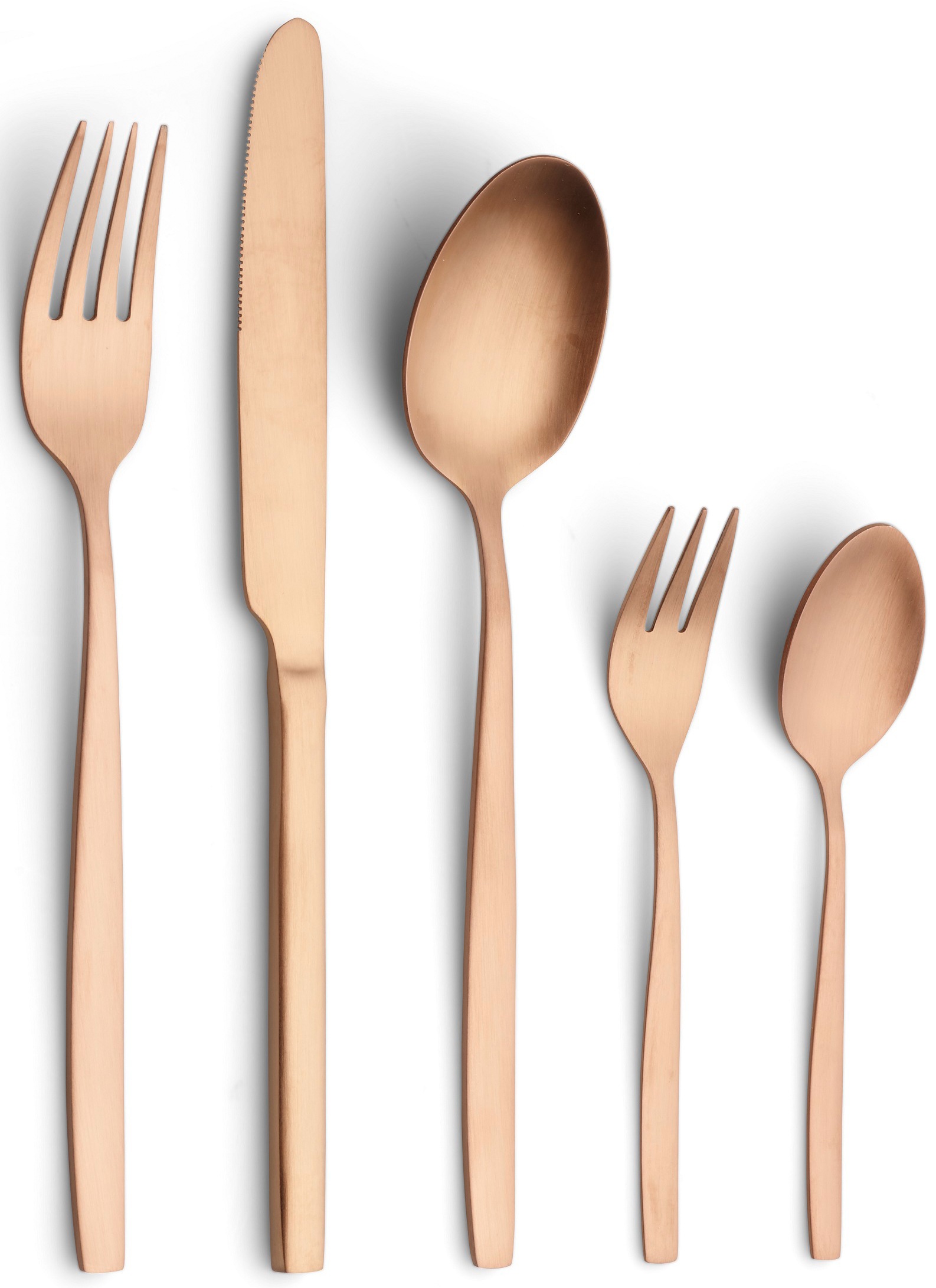 ECHTWERK Besteck-Set »Tavira« Tafelbesteck, hochglänzend, PVD-beschichtet kupferfarben