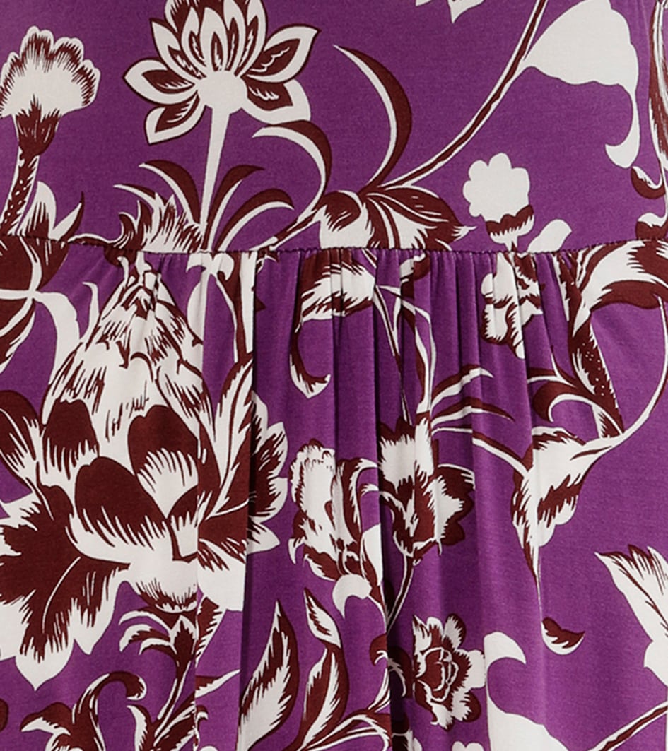 Aniston CASUAL Sommerkleid, mit großflächigem Blumendruck