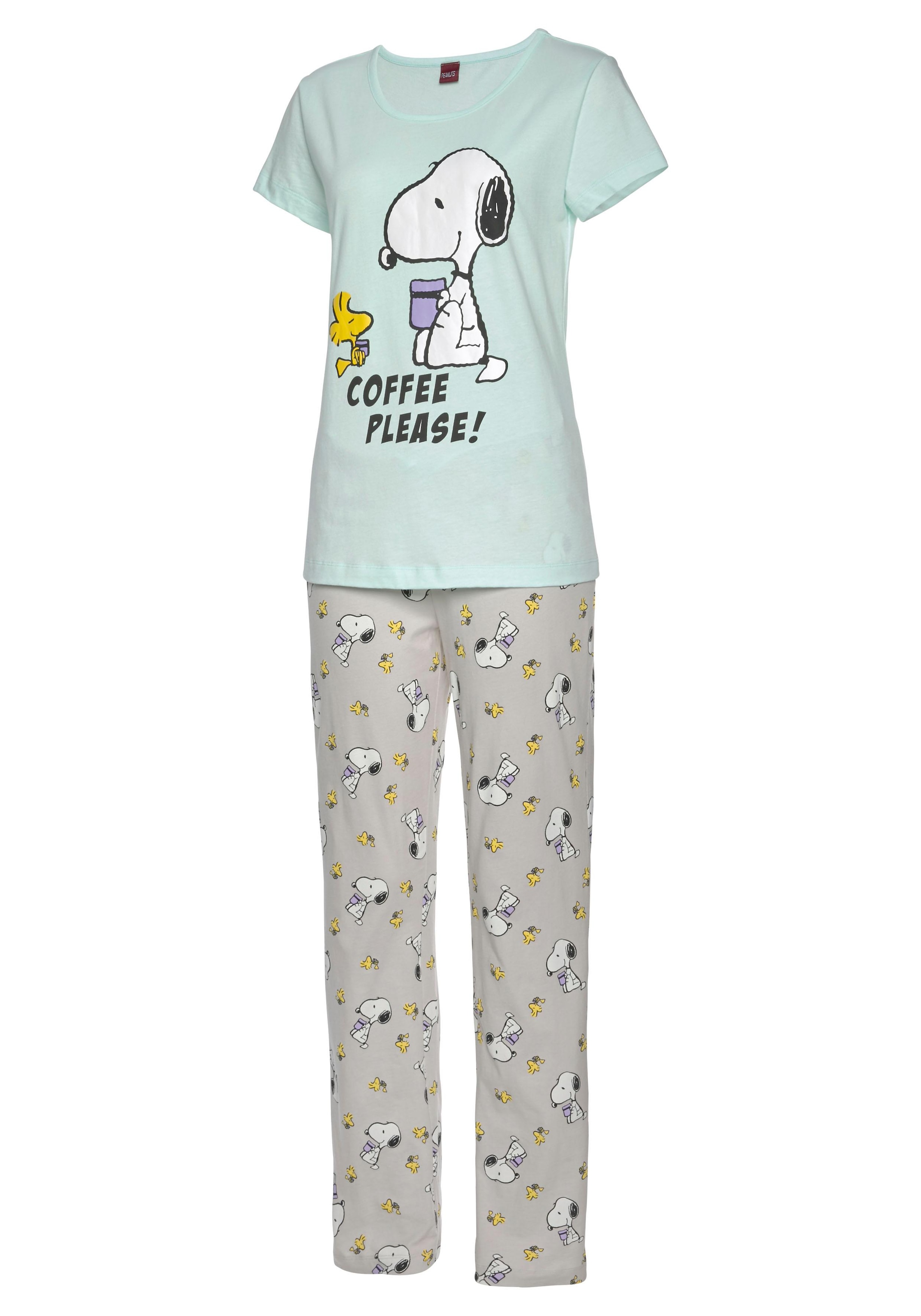 Peanuts Pyjama, mit Snoopy und Druck kaufen Woodstock online