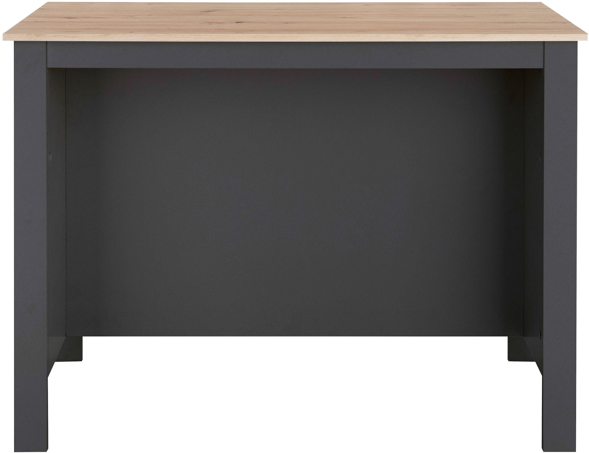 BASIC by Balculina Kücheninsel »Sugar Kücheninsel, Kücheninsel BxHxT 124x90x75«, Breite 124 cm, Melaminbeschichtung, 4 offene Fächer