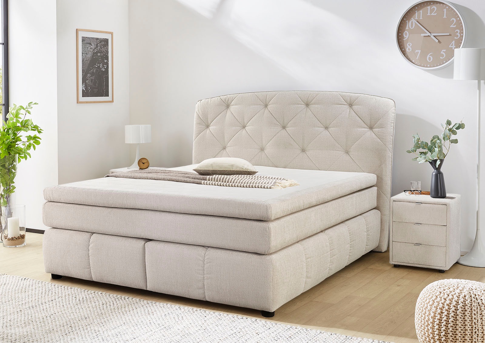 Jockenhöfer Gruppe Boxspringbett »Mila erhältlich in der Größe 180x200cm«, günstig online kaufen
