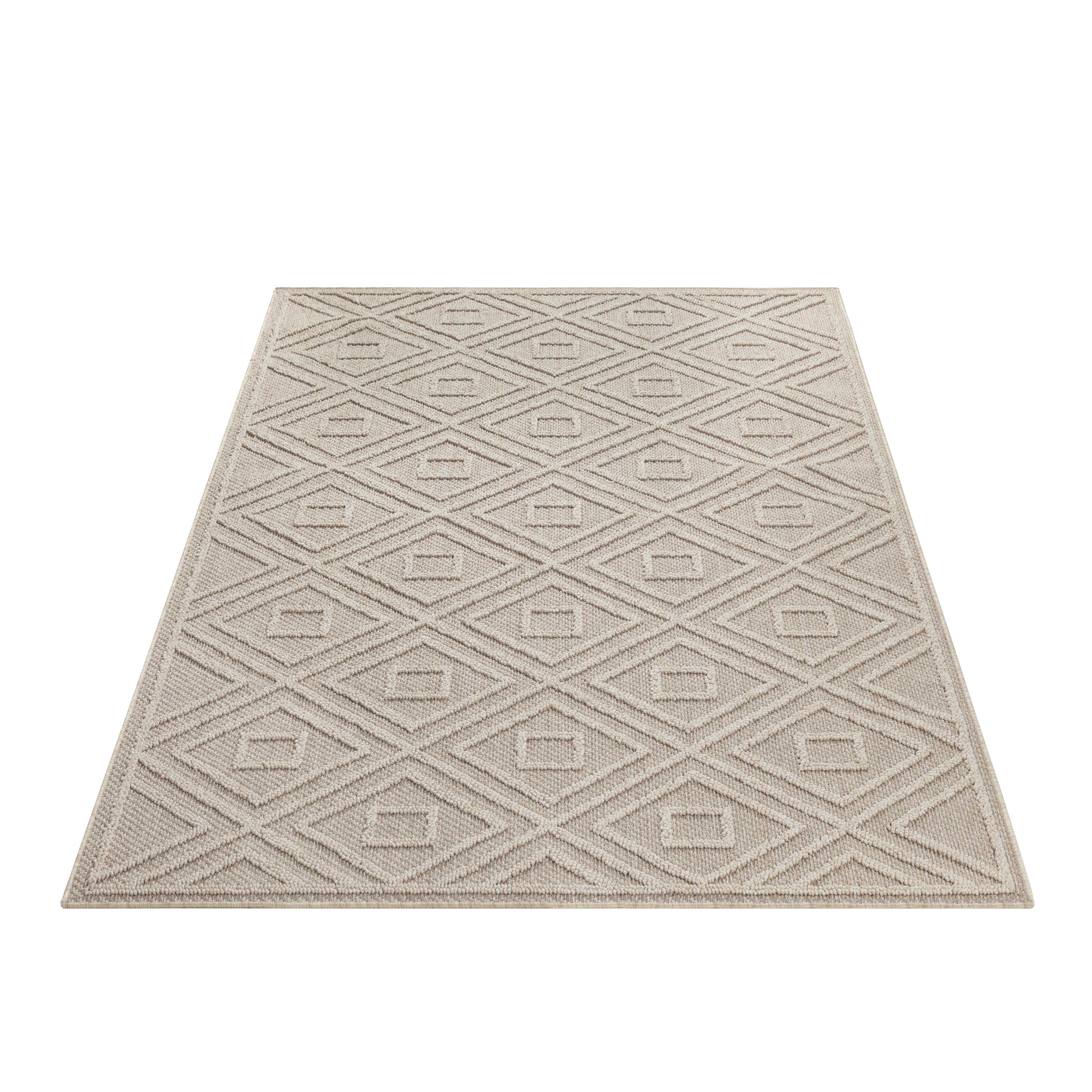 Ayyildiz Teppiche Outdoorteppich »PATARA 4956«, rechteckig, 8 mm Höhe, Läufer / Pflegeleicht / Strapazierfähig / In- und Outdoor geeignet