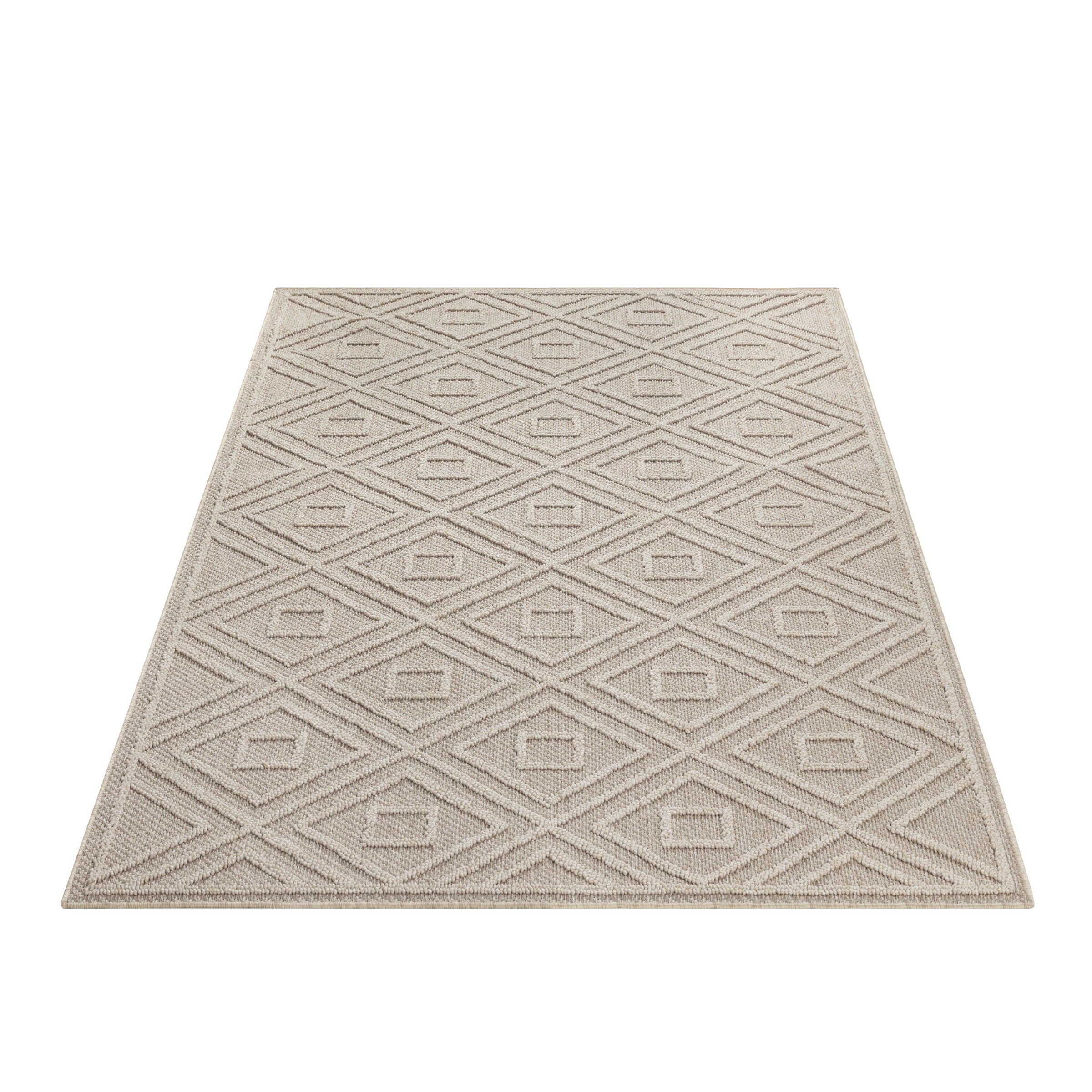 Ayyildiz Teppiche Outdoorteppich »PATARA 4956«, rechteckig, 8 mm Höhe, Läuf günstig online kaufen