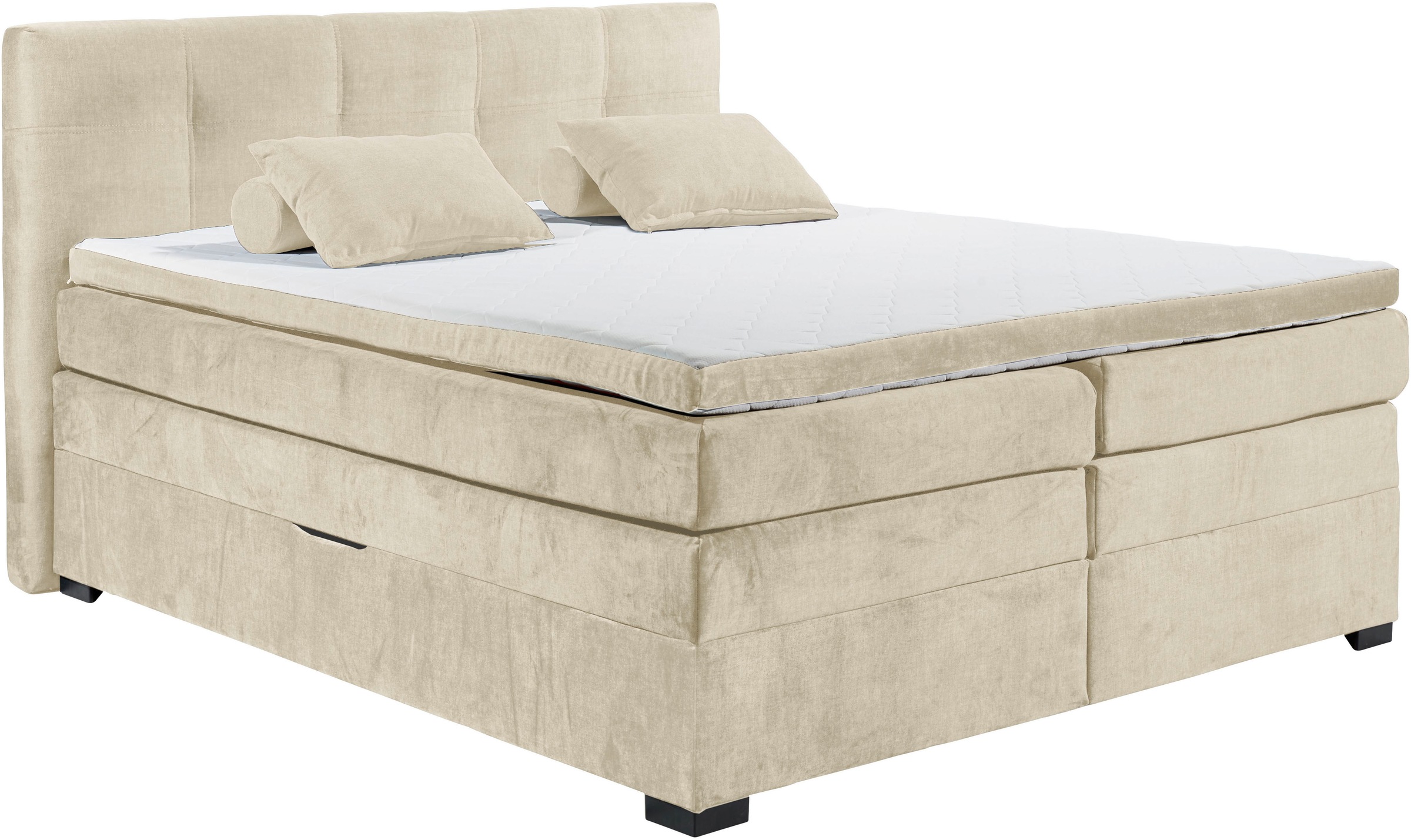 ED EXCITING DESIGN Boxspringbett »Fanes mit Komforteinstiegshöhe von 73cm« günstig online kaufen