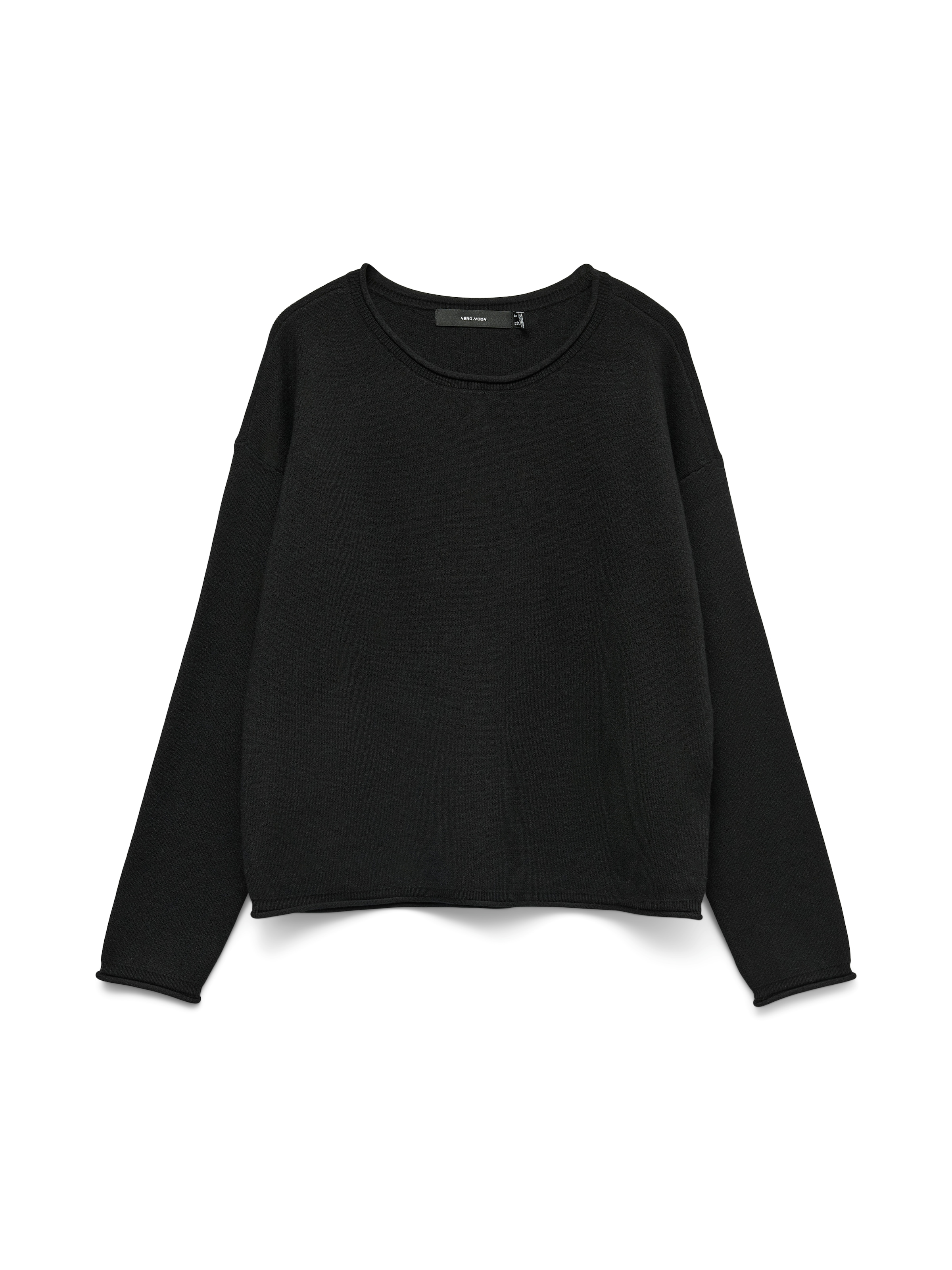 Vero Moda Strickpullover »VMGOLD ROLL LS O-NECK PULLOVER GA«