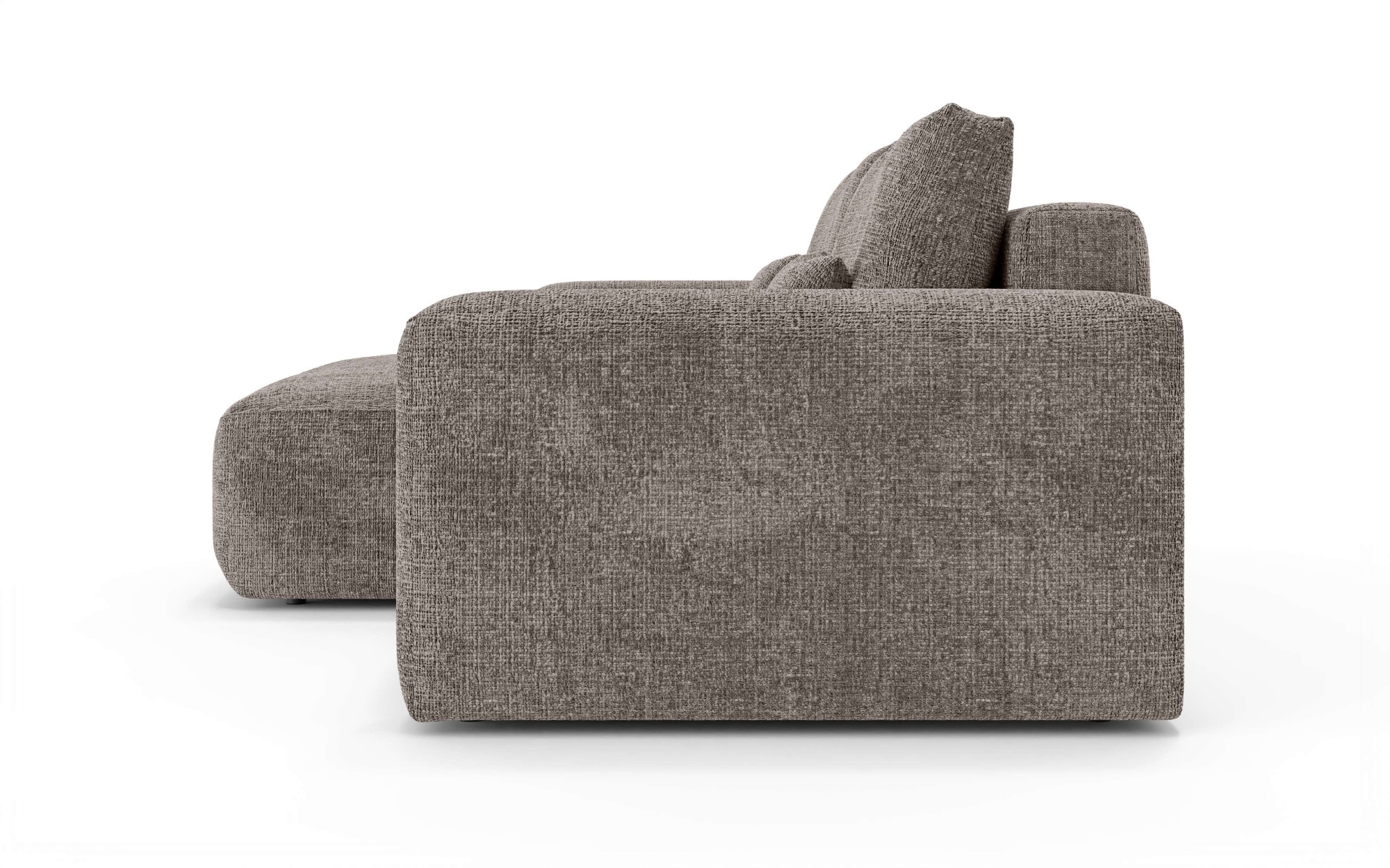 OTTO home Ecksofa »MATTS Schlafsofa mit Bettkasten, Maße B/T/H: 265/159/89 cm«, L-Form mit Recamiere rechts oder links, hoher Sitzkomfort