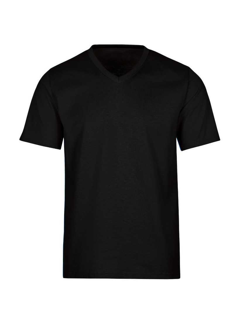 Trigema T-Shirt »TRIGEMA V-Shirt DELUXE Baumwolle«, (1 tlg.)