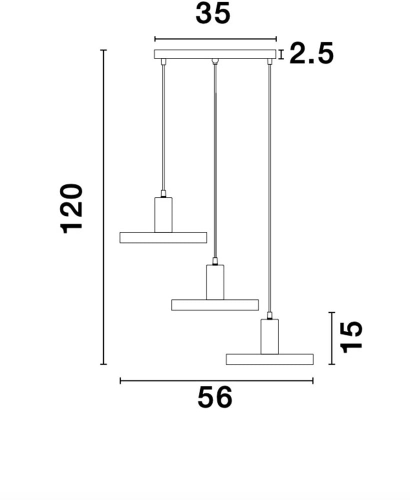 Nova Luce Hängeleuchten »GARNI« E27 1 Stk. Ohne Beleuchtung