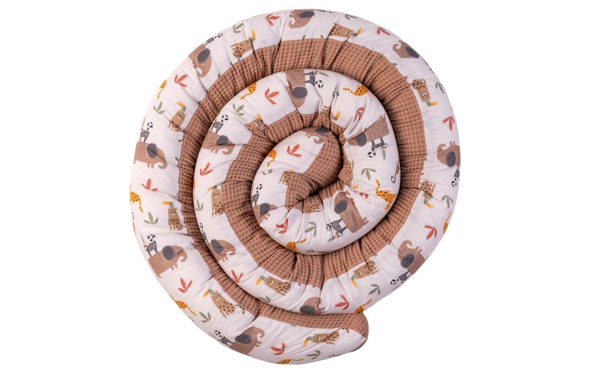 ULLENBOOM ® Bettnestchen »Waffelpiqué Sand Savanne 300 cm«