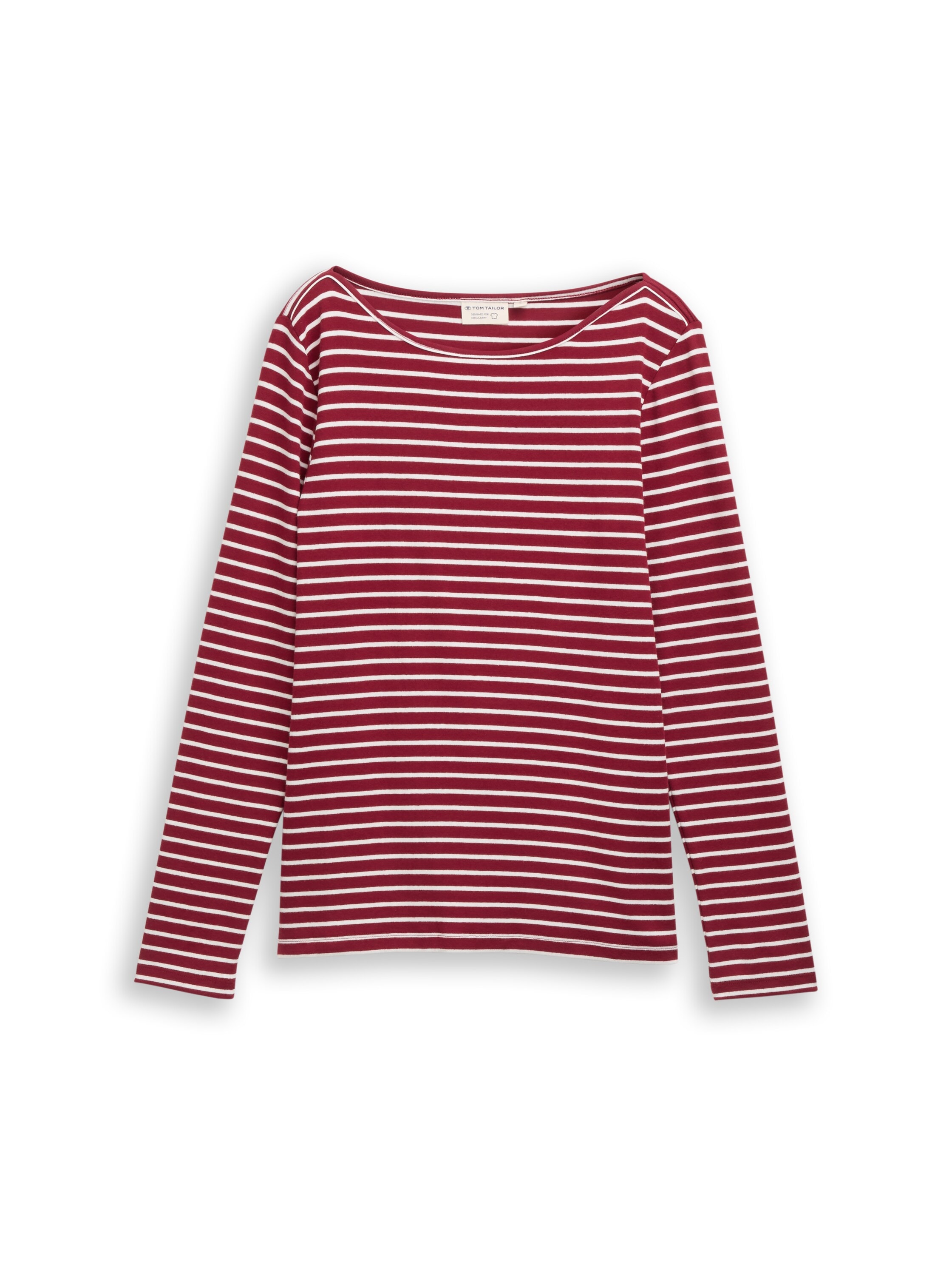 TOM TAILOR Langarmshirt mit Streifen Muster