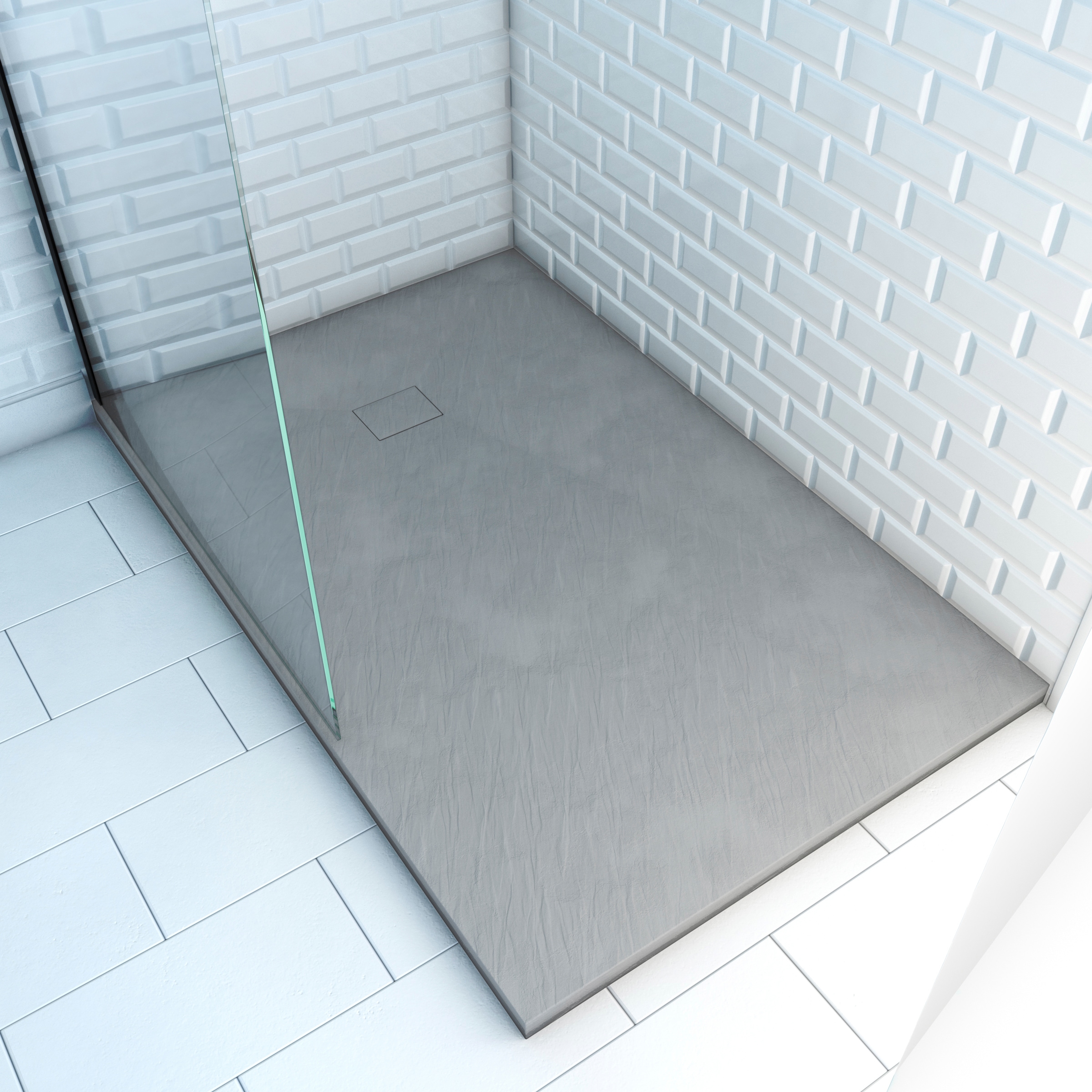 Marwell Duschwanne »SMC«, 120 x 80 x 2,6 cm