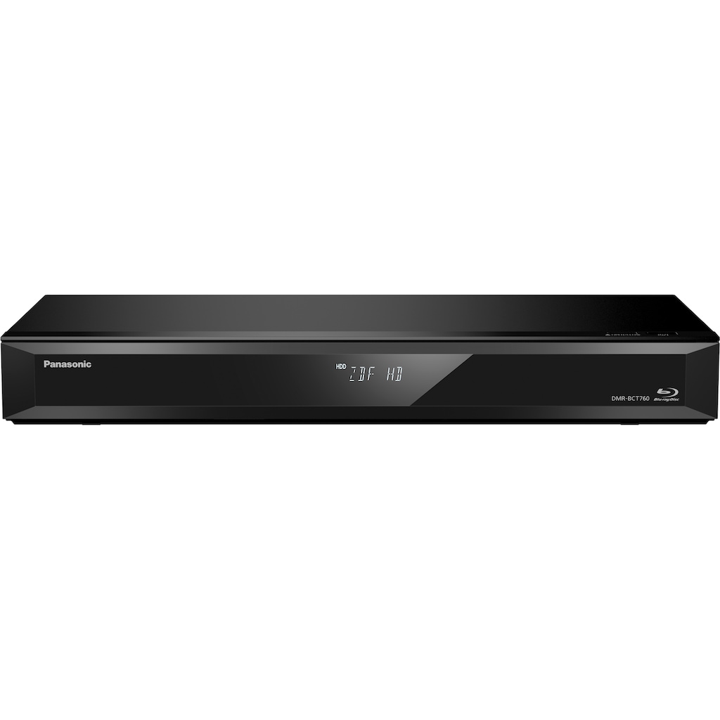 Panasonic Blu-ray-Rekorder »DMR-BCT760/5«, 4k Ultra HD, Miracast (Wi-Fi Alliance)-WLAN-LAN (Ethernet), DVB-C-Tuner-4K Upscaling, 500 GB Festplatte