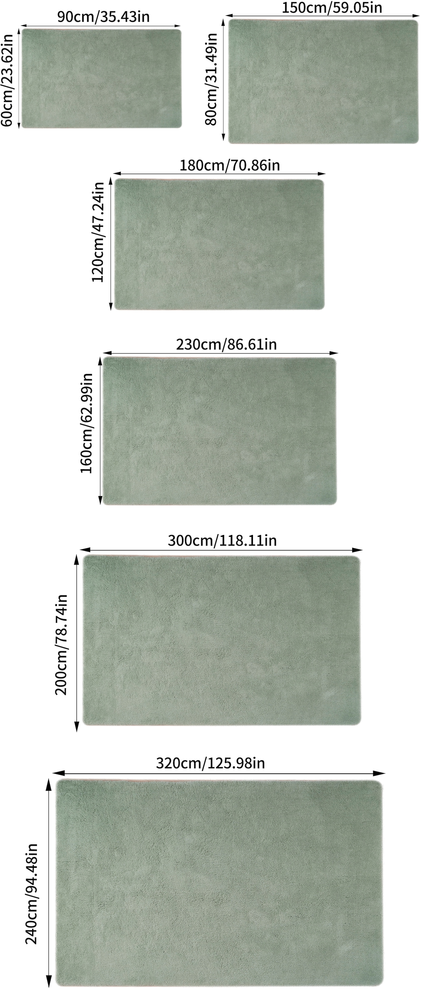 my home Hochflor-Teppich »Microfaser Teppich Magong, besonders weich, sehr feiner Flor«, rechteckig, 25 mm Höhe, uni, Wohnzimmer, Schlafzimmer, Kinderzimmer, auch rund und als Läufer