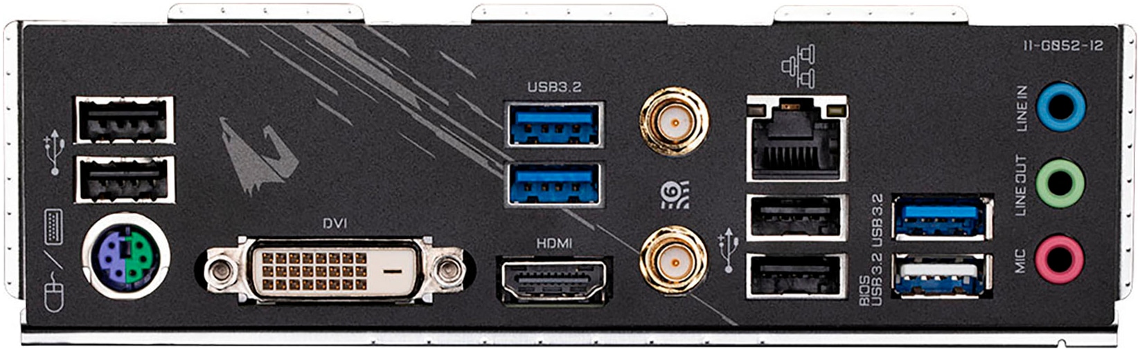 Gigabyte Mainboard »B550M AORUS ELITE AX Mainboard – AMD Ryzen 5000 CPUs, 5+3 Phasen VRM,«