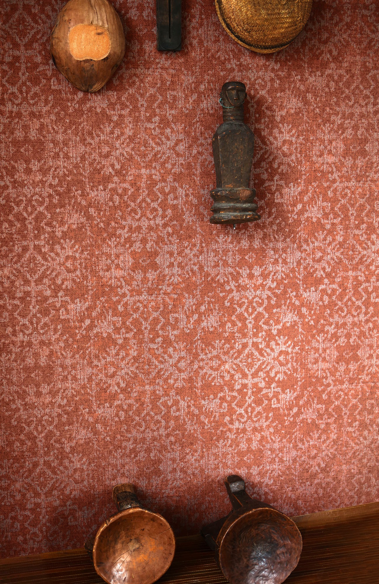 living walls Vliestapete »Desert Lodge«, Ethnomuster-Barock-ornamental, Tapete Ethno Tapeten Wohnzimmer Schlafzimmer Küche modern Design Optik