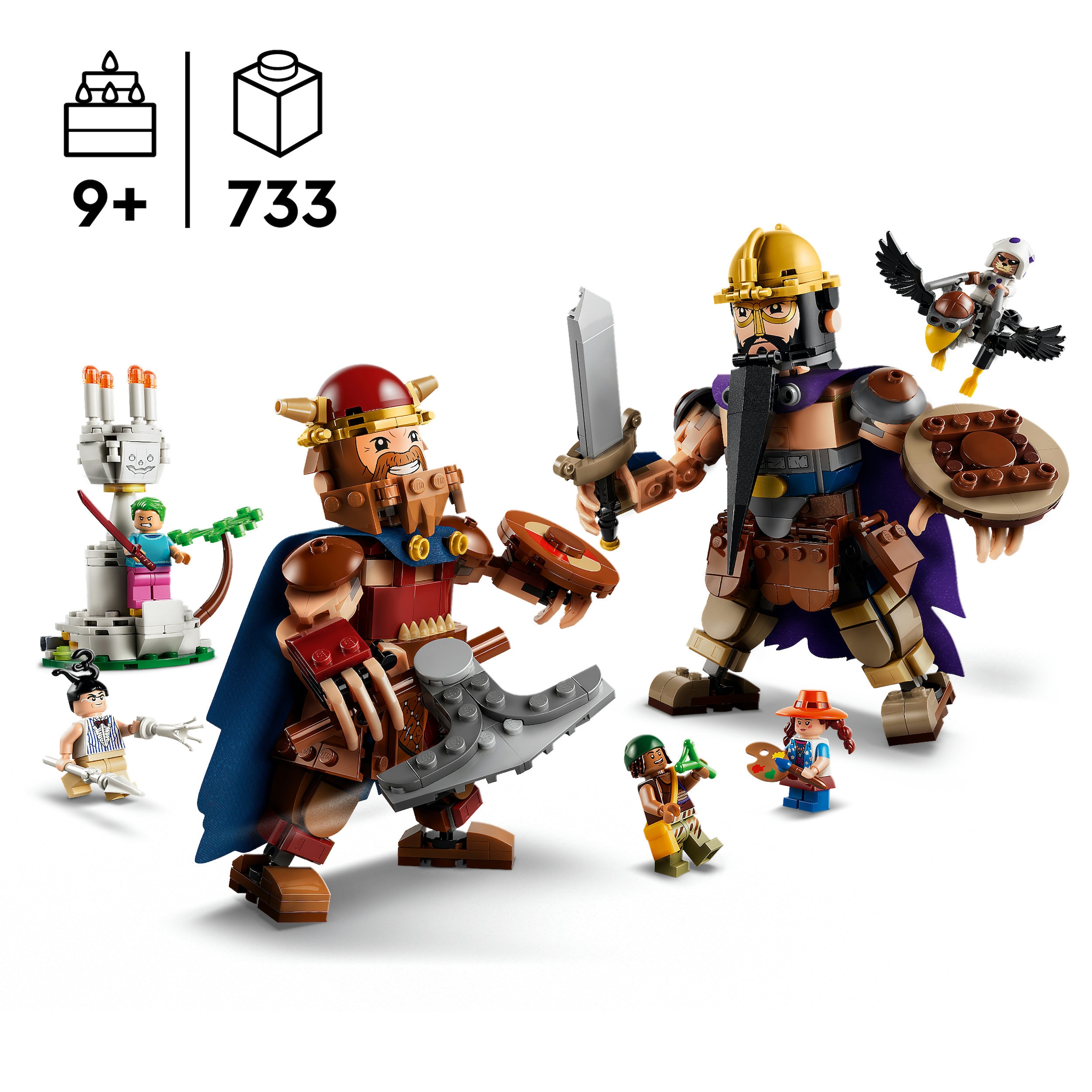 LEGO® Konstruktionsspielsteine »Woogey vs. Boogey – Riesen aus Little Garden (75644), LEGO ONE PIECE« Made in Europe
