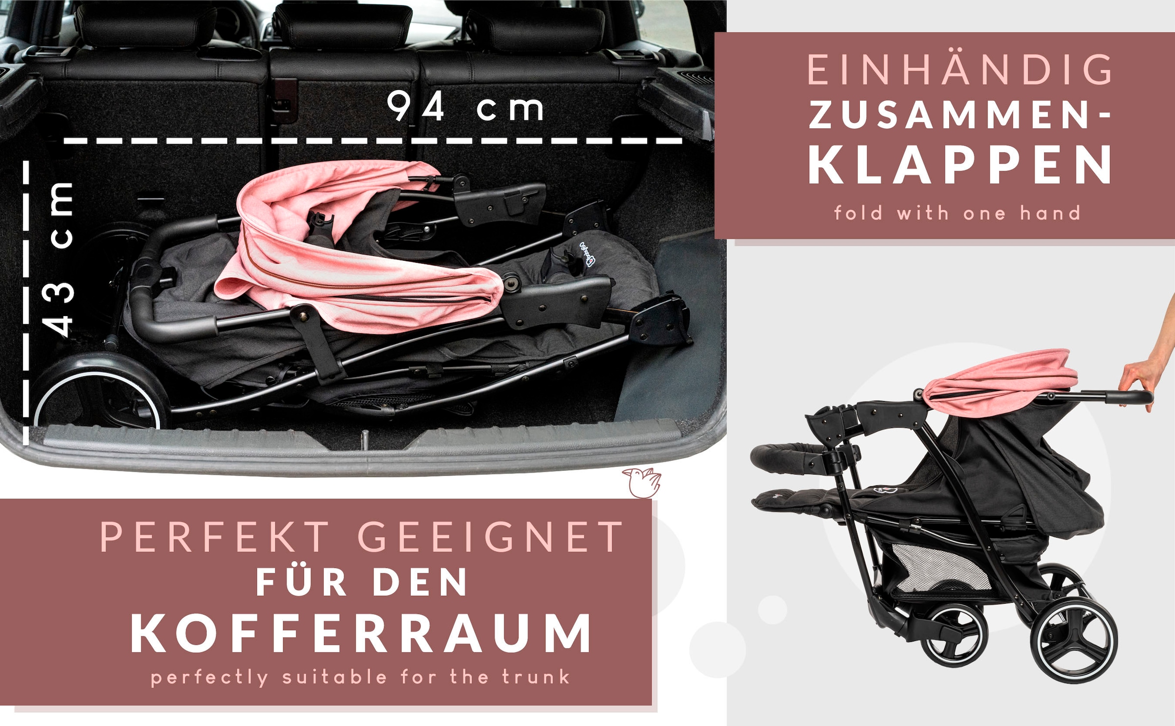 BabyGo Kinder-Buggy »Basket«