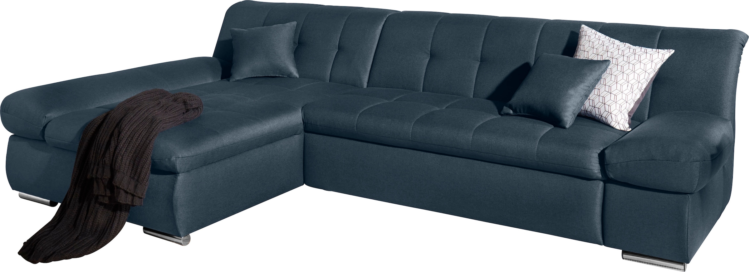 DOMO collection Ecksofa »Mona L-Form«, wahlweise mit Bettfunktion günstig online kaufen
