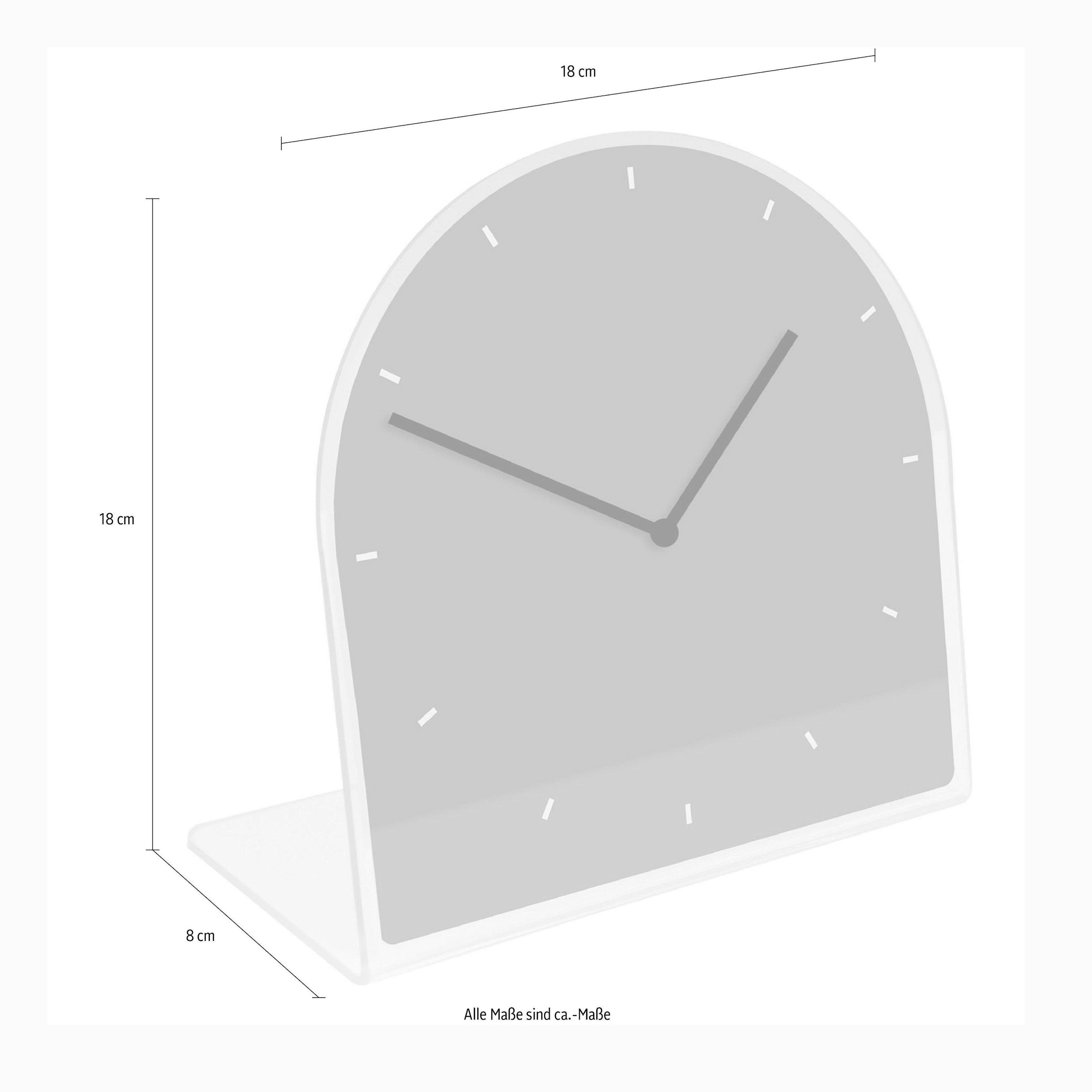 LuckyLinde Tischuhr »Die Tigerente Janosch« Tischuhr aus Acrylglas, Uhr, bedruckt, geräuschlos, modern