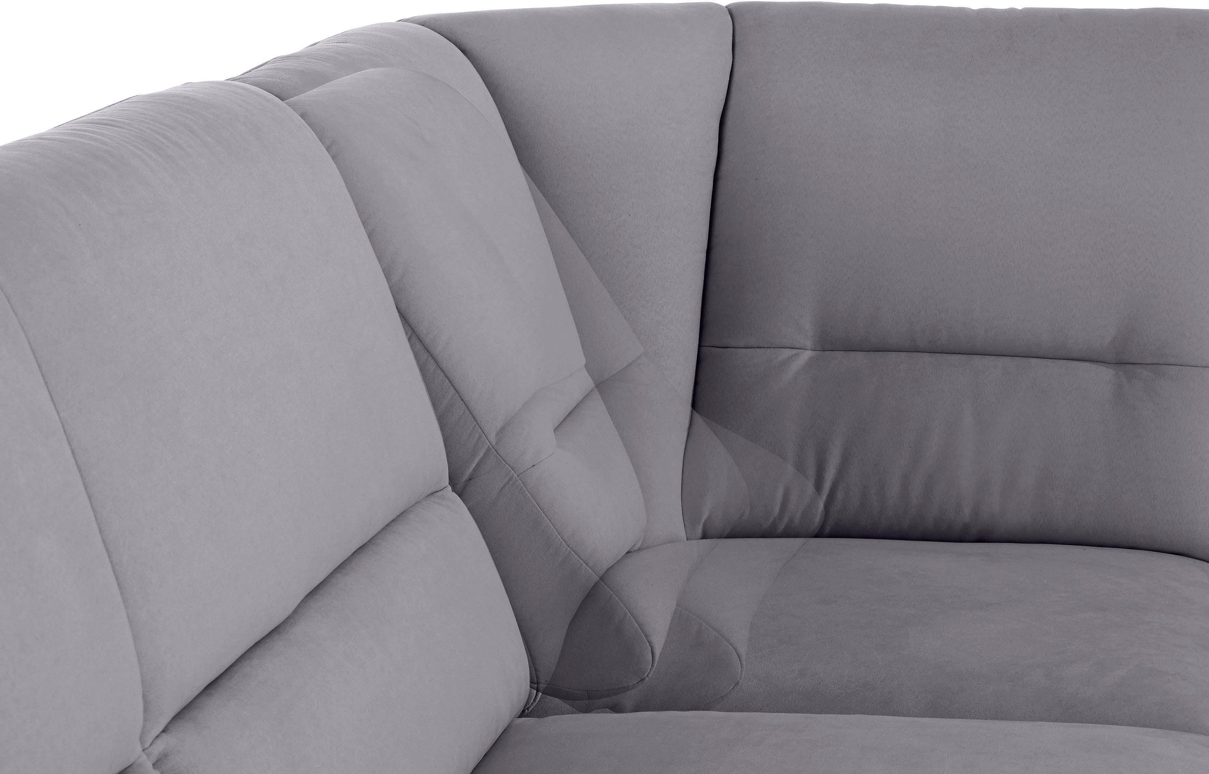 Places of Style Ecksofa »Cardoso L-Form«, Federkern, wahlweise mit Bett, Schubkasten, teilweise Relaxfunktion