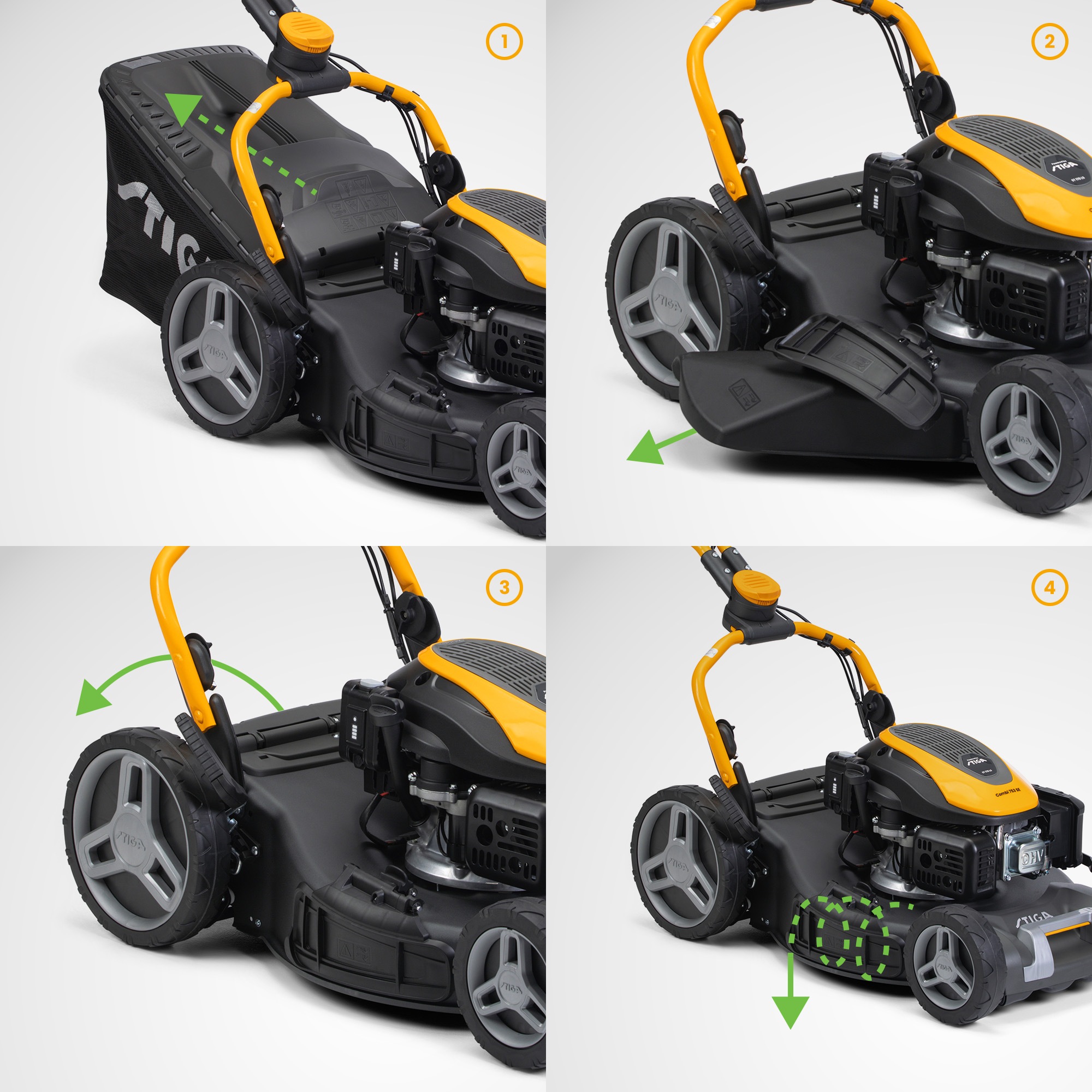 STIGA GARDEN Benzinrasenmäher »Combi 753 SE«