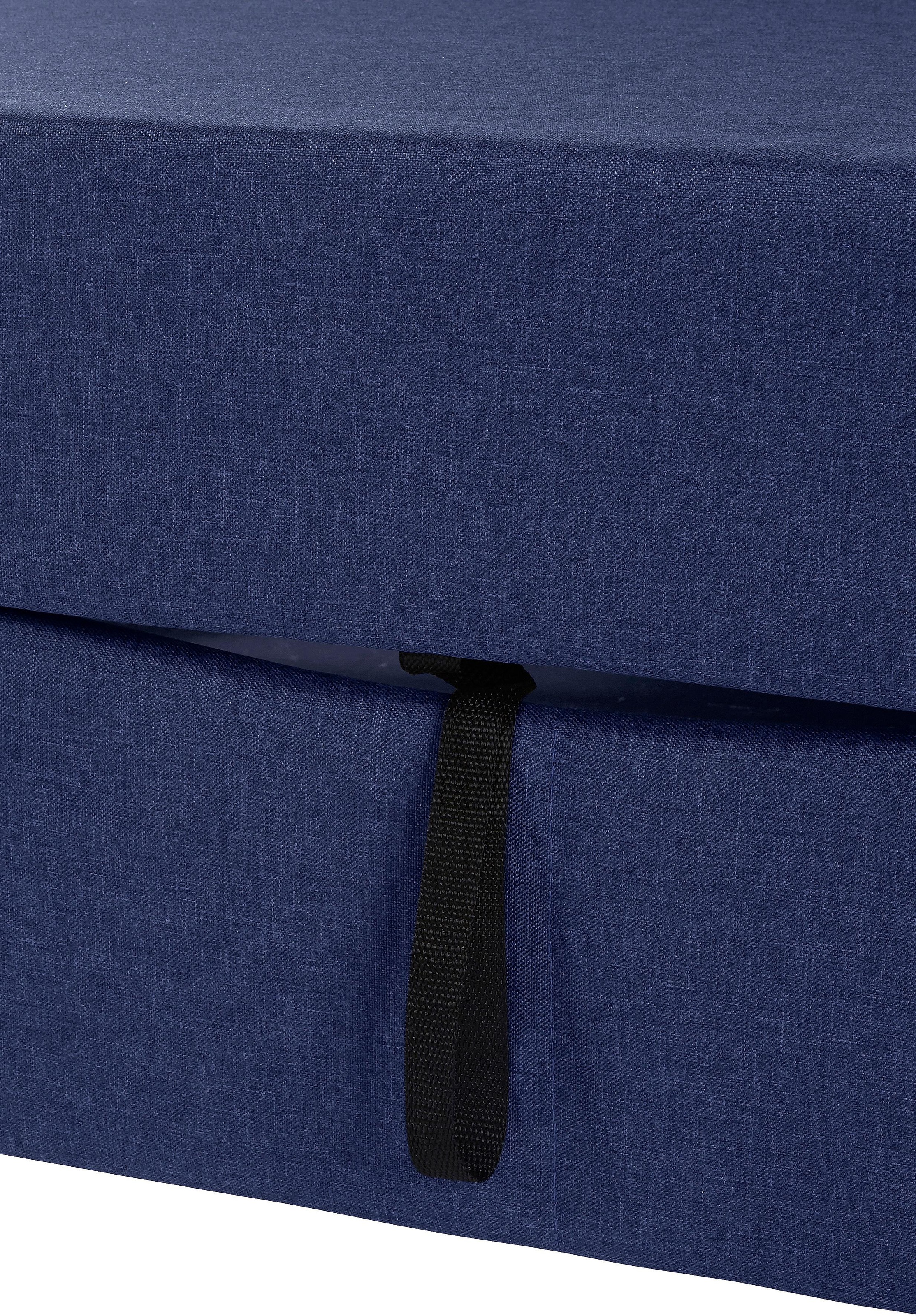 DOMO collection Ecksofa »Bahia, zeitlos und elegant, bequeme Armlehnen, L-Form«, wahlweise mit Bettfunktion