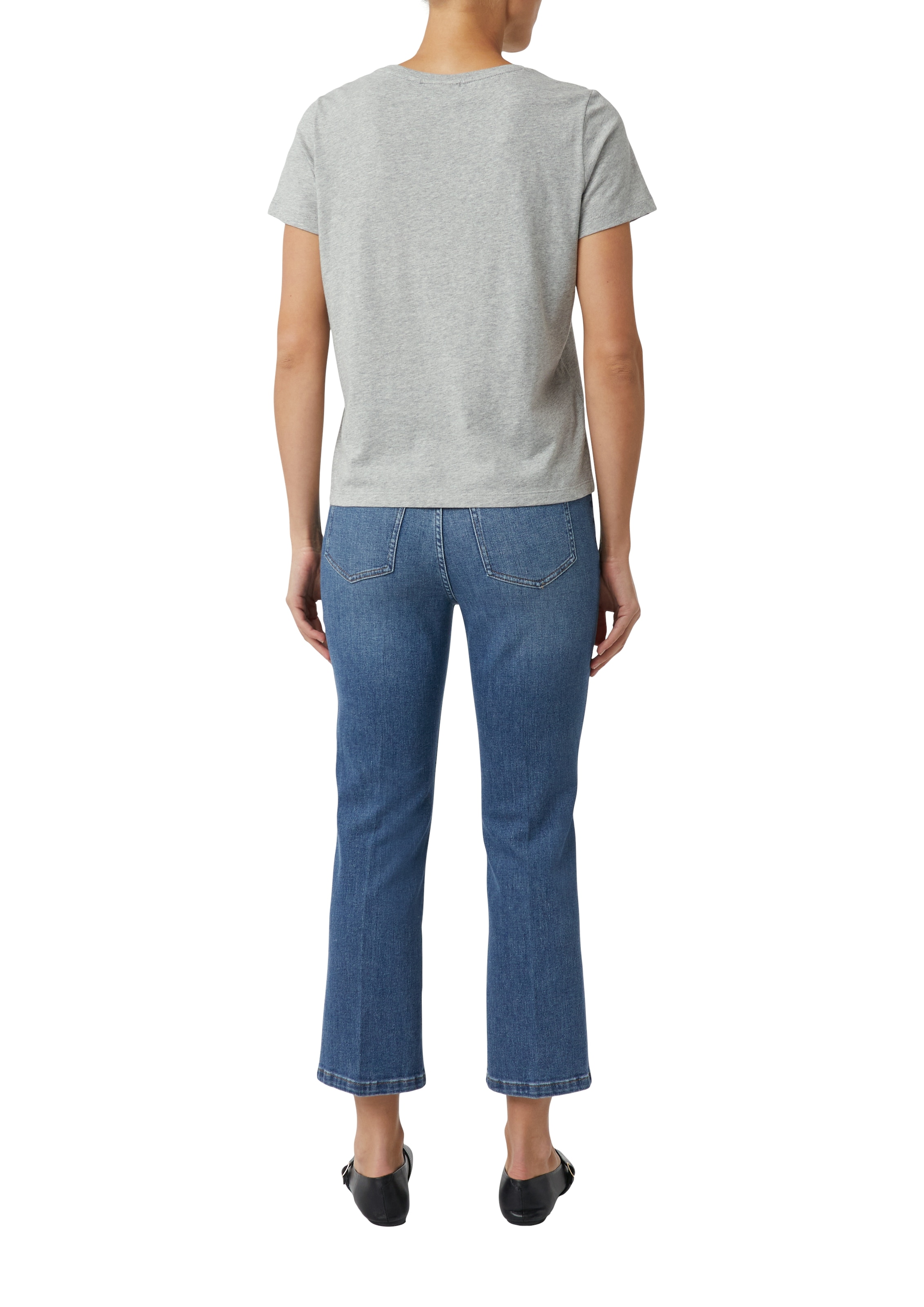 comma casual identity T-Shirt mit Rundhalsausschnitt, Regular Fit