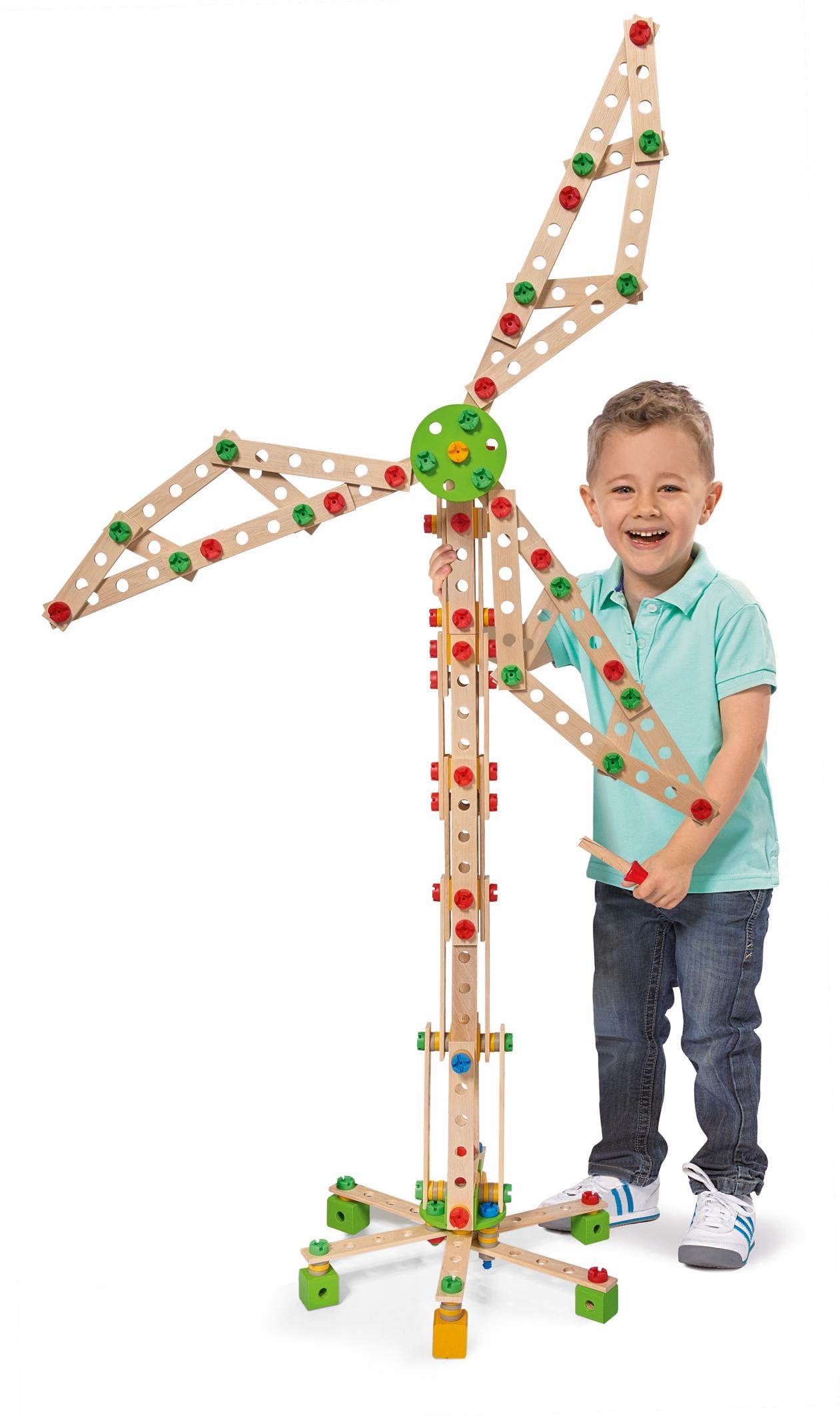 Eichhorn Konstruktionsspielsteine »Constructor Windrad 300tlg.«, (300 St.), Made in Germany, FSC®- schützt Wald - weltweit