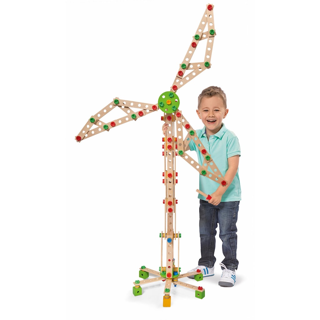 Eichhorn Konstruktionsspielsteine »Constructor Windrad 300tlg.«, (300 St.), Made in Germany, FSC®- schützt Wald - weltweit