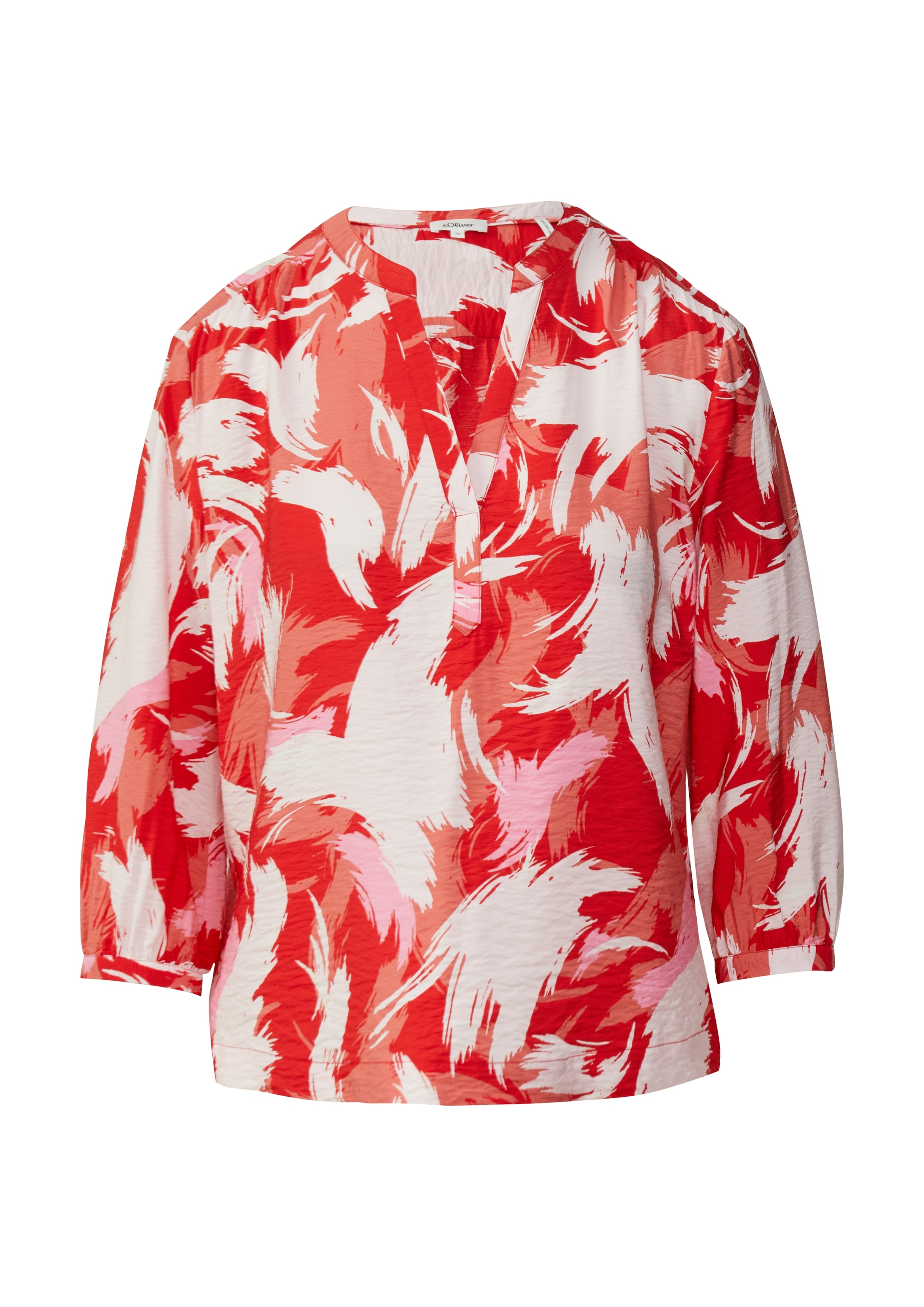 s.Oliver Hemdbluse, im Tunika-Stil und mit Muster