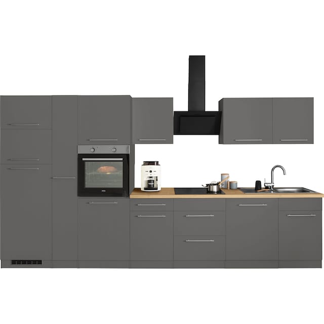 wiho Küchen Küchenzeile »Unna«, mit E-Geräten, Breite 370 cm bestellen