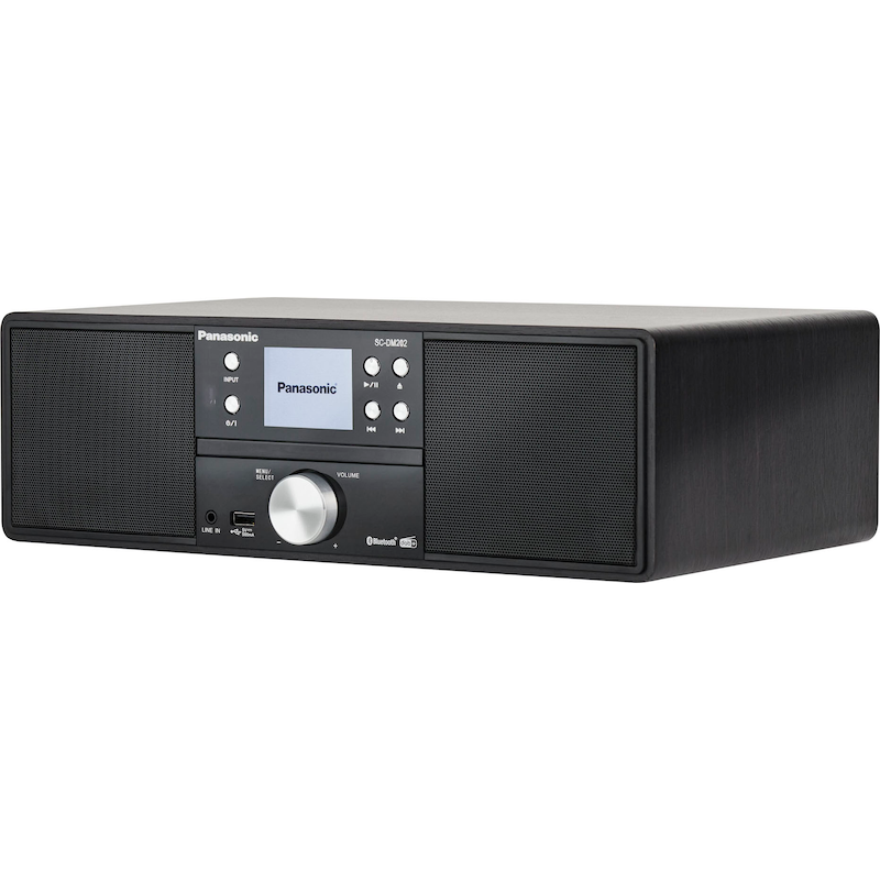 PANASONIC Stereoanlage »DM202« (Bluetooth Digitalradio (DAB+) FM-Tuner UKW mit RDS 24 W) schwarz Zusätzliche Medienvielfalt dank CD Player,...