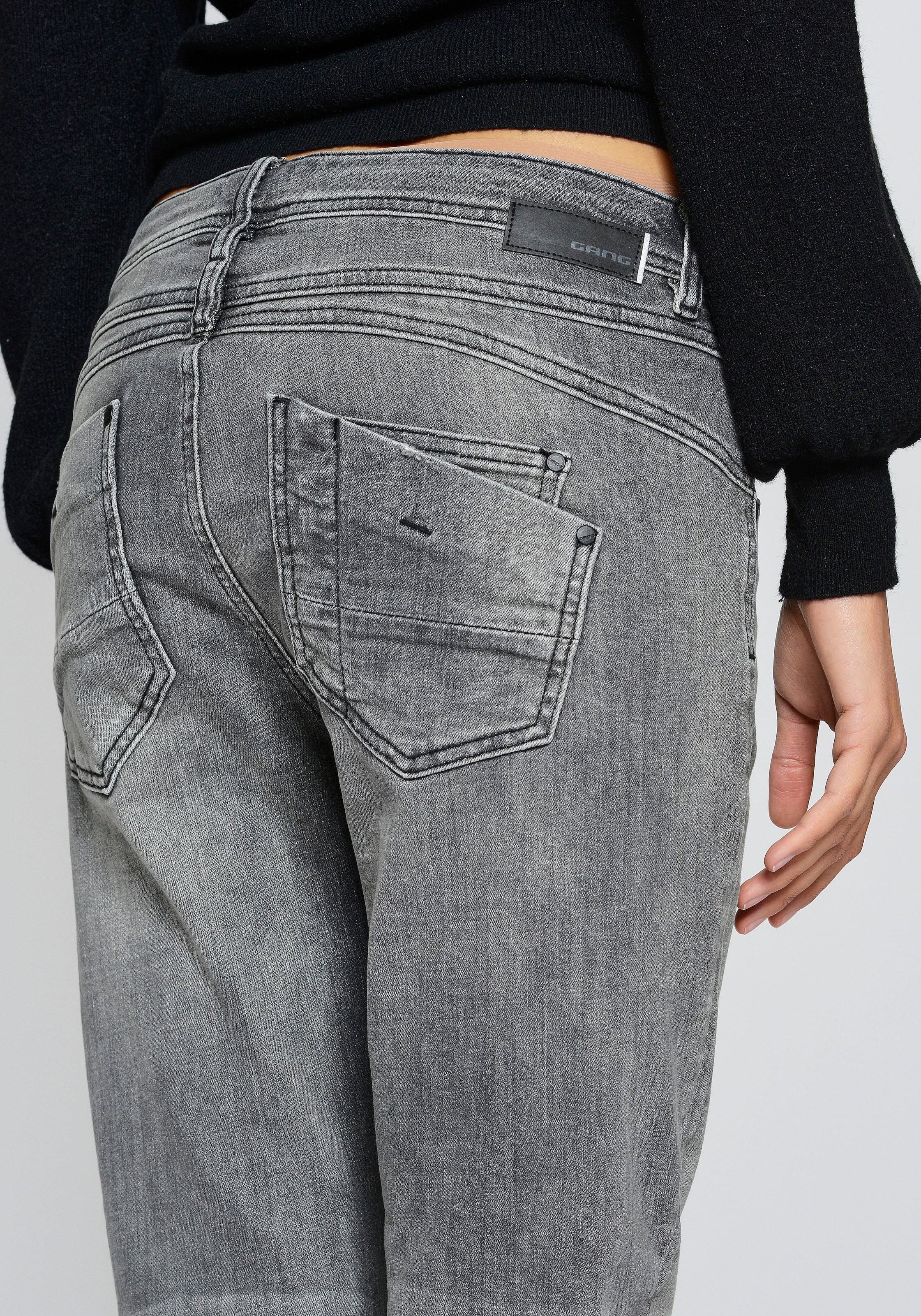 GANG Relax-fit-Jeans »Amelie Relaxed Fit«, bestellen Used-Effekten mit jetzt