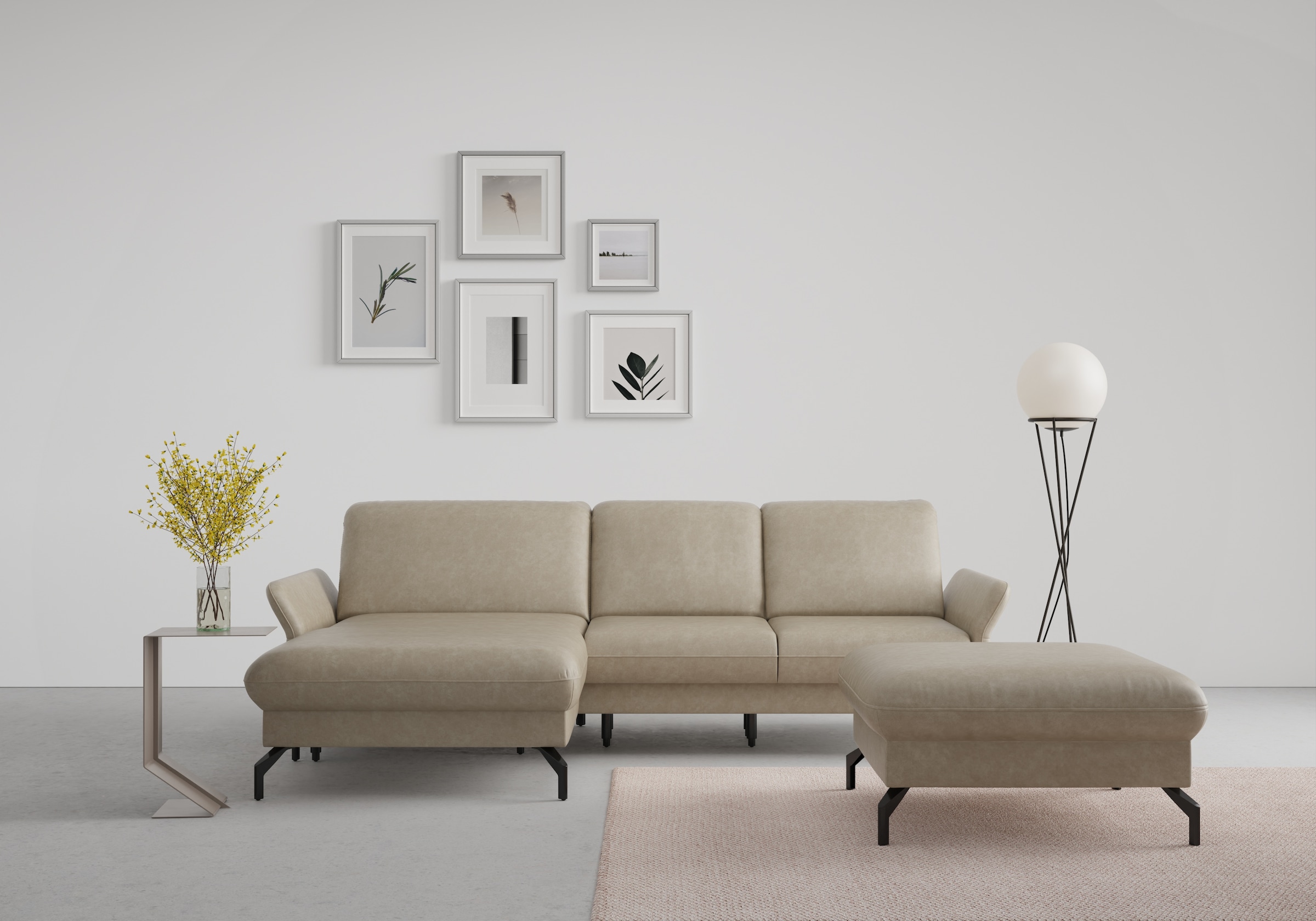 sit&more Ecksofa »Fashion L-Form«, wahlweise mit Kopfteilverstellung und Vo günstig online kaufen