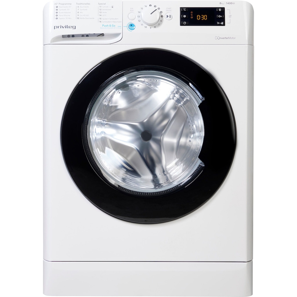 Privileg Waschmaschine, PWF X 873 N, 8 kg, 1400 U/min