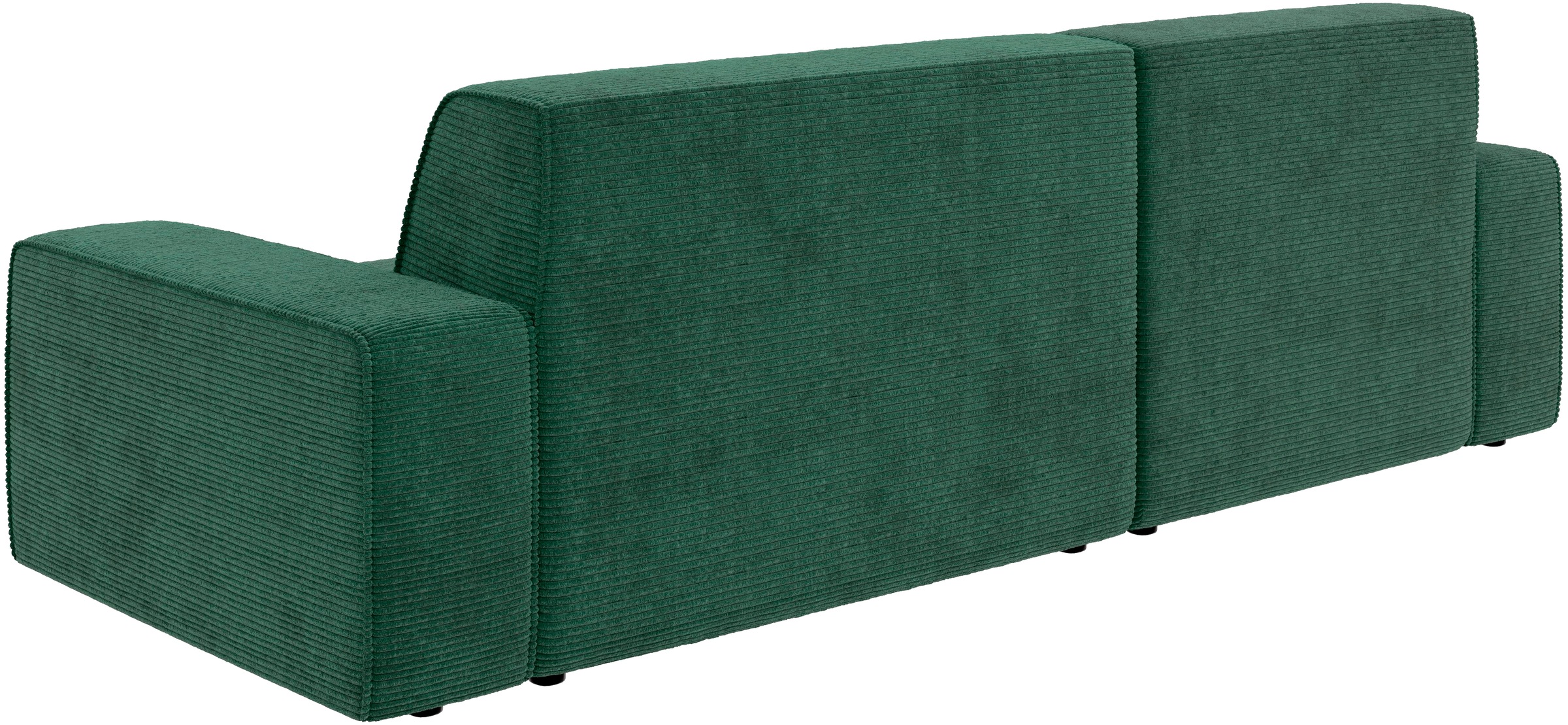 TRENDMANUFAKTUR Ecksofa »Graz, wahlweise mit Sitzvorschub und Bettkasten, L-Form, Breite 246 cm«, in Cord-, haustierfreundlichem LEO Struktur- oder LUMOS-3D-Bezug