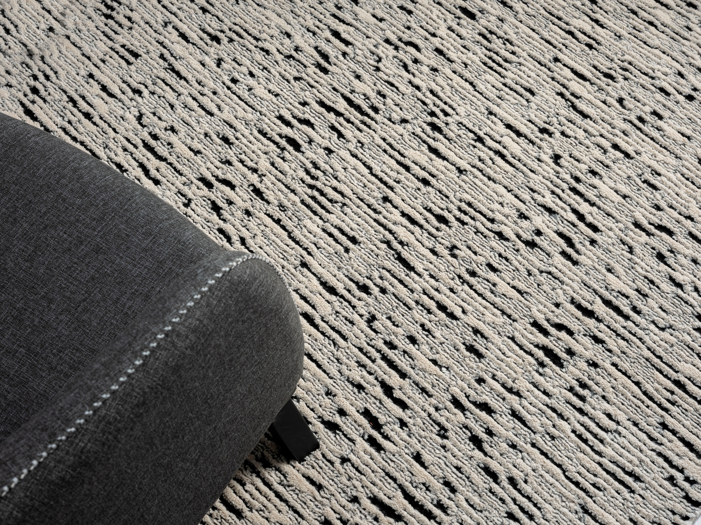 Myflair Möbel & Accessoires Hochflor-Teppich »Moroccan Rockface Lagerräumung«, rechteckig, 24 mm Höhe, modern, marokkanisches Design, meliert, flauschig weich, mit Fransen