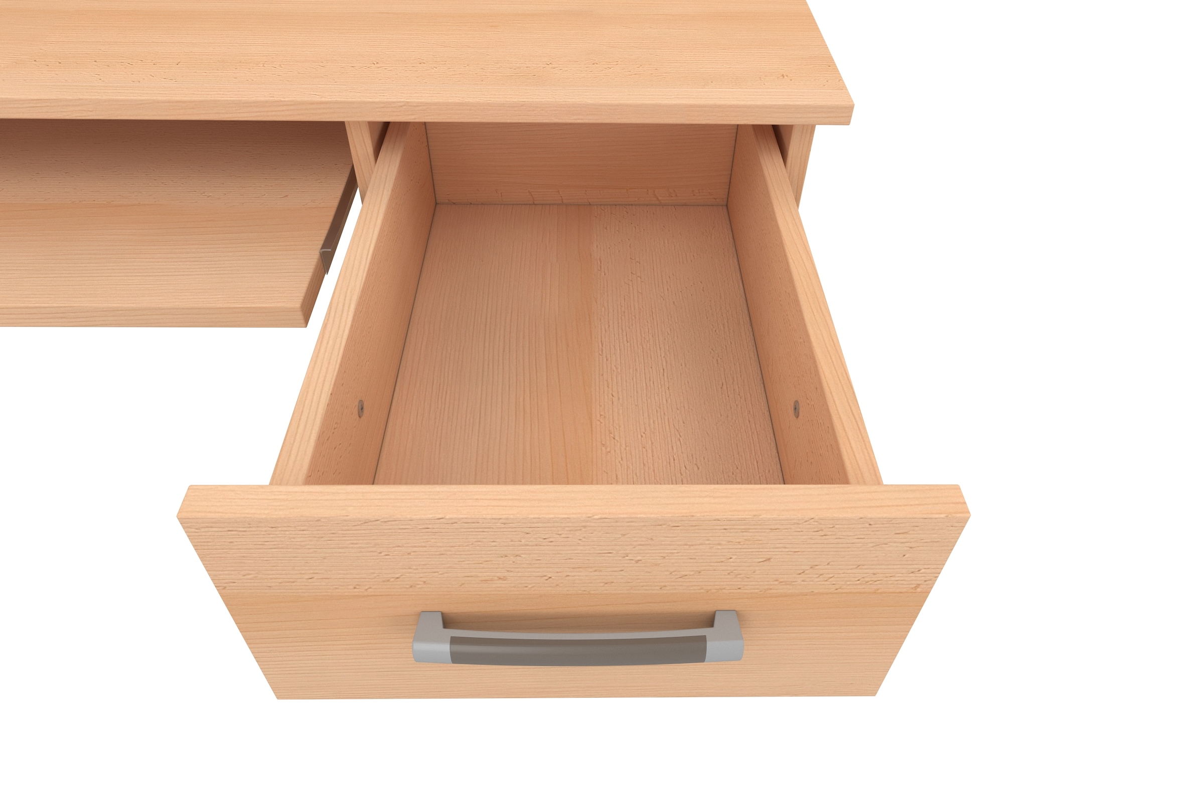 VOGL Möbelfabrik Schreibtisch »Don«, mit Tastatur- & Druckerauszug, Breite 137,5 cm, Made in Germany