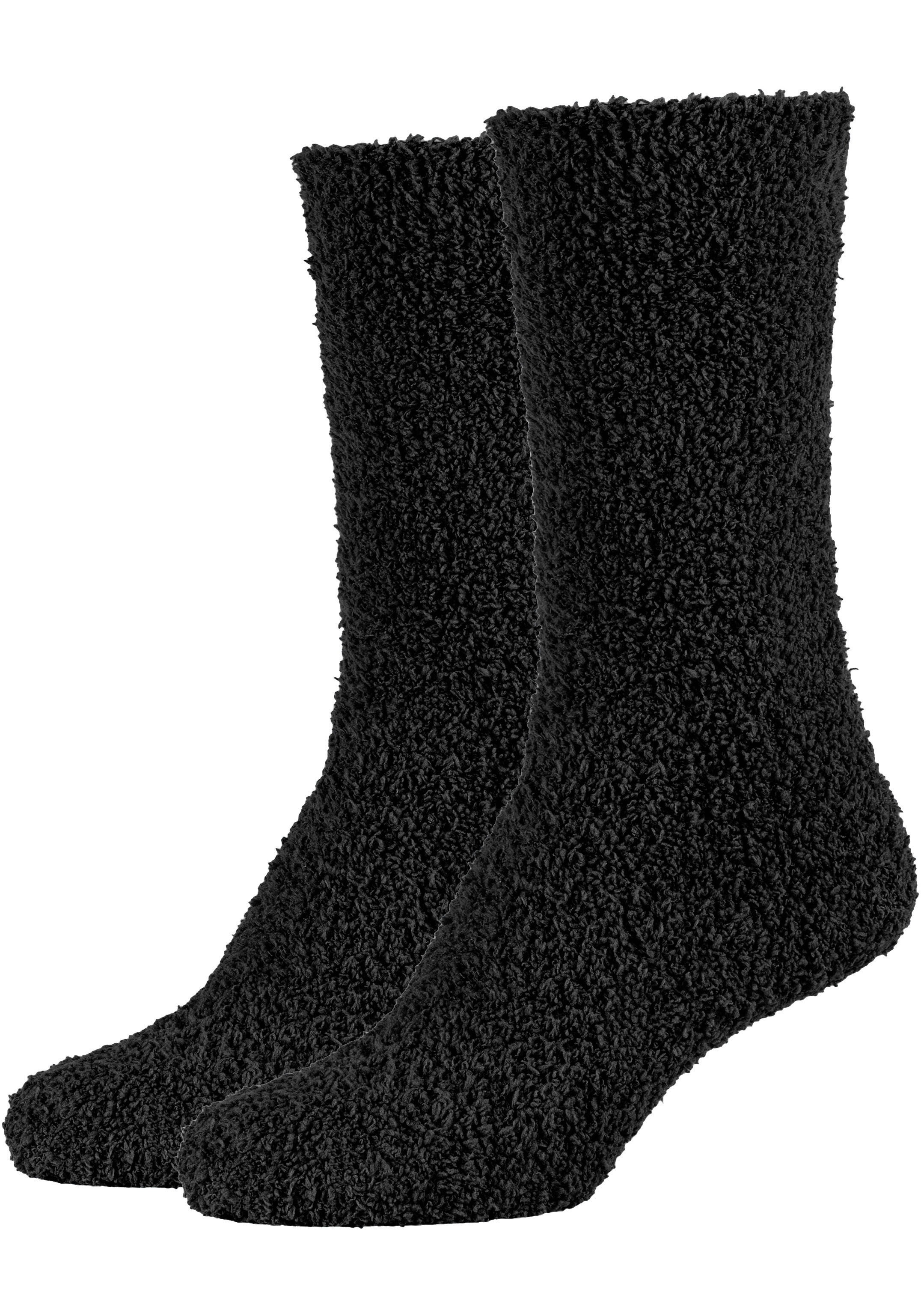 Camano Kuschelsocken »warm & cozy«, (4 Paar), bequem, weich, soft, kein Einschneiden, winter warm cozy