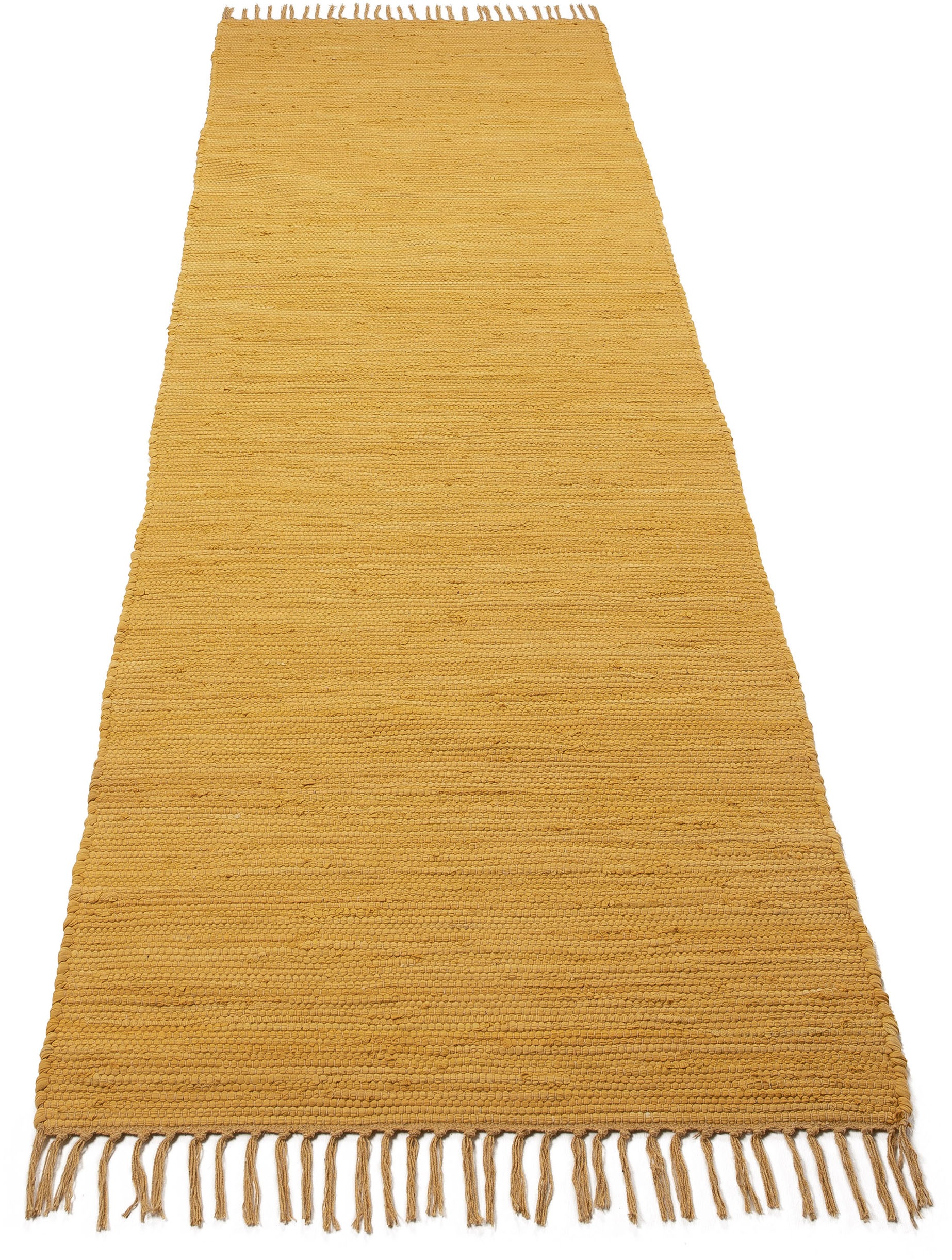 carpetfine Teppich "Kelim Chindi uni, auch als Läufer" rechteckig 5 mm Höhe günstig online kaufen