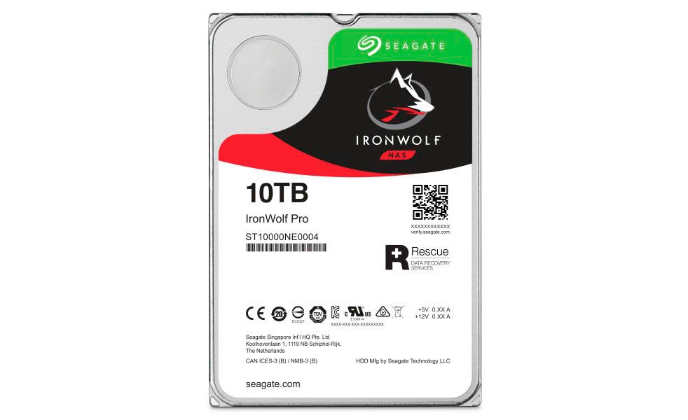 Seagate interne HDD-Festplatte »Ironwolf PRO NAS HDD 10TB SATA«, 3,5 Zoll