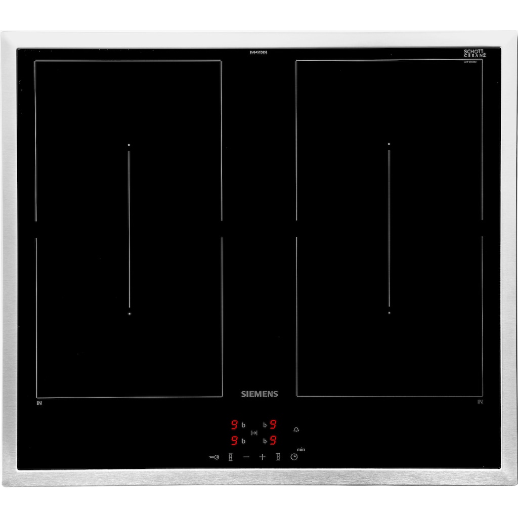 SIEMENS Flex-Induktions-Herd-Set »EQ521DA0ZM«, iQ500, HE517ABS1, mit 2-fach-Teleskopauszug